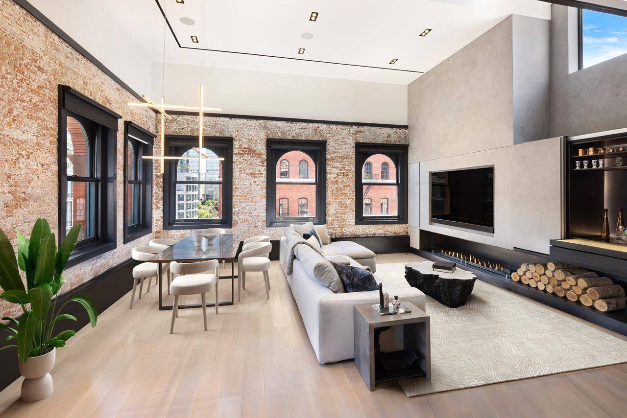 Extraordinary one of a kind Penthouse duplex Condo in the heart of Tribeca !