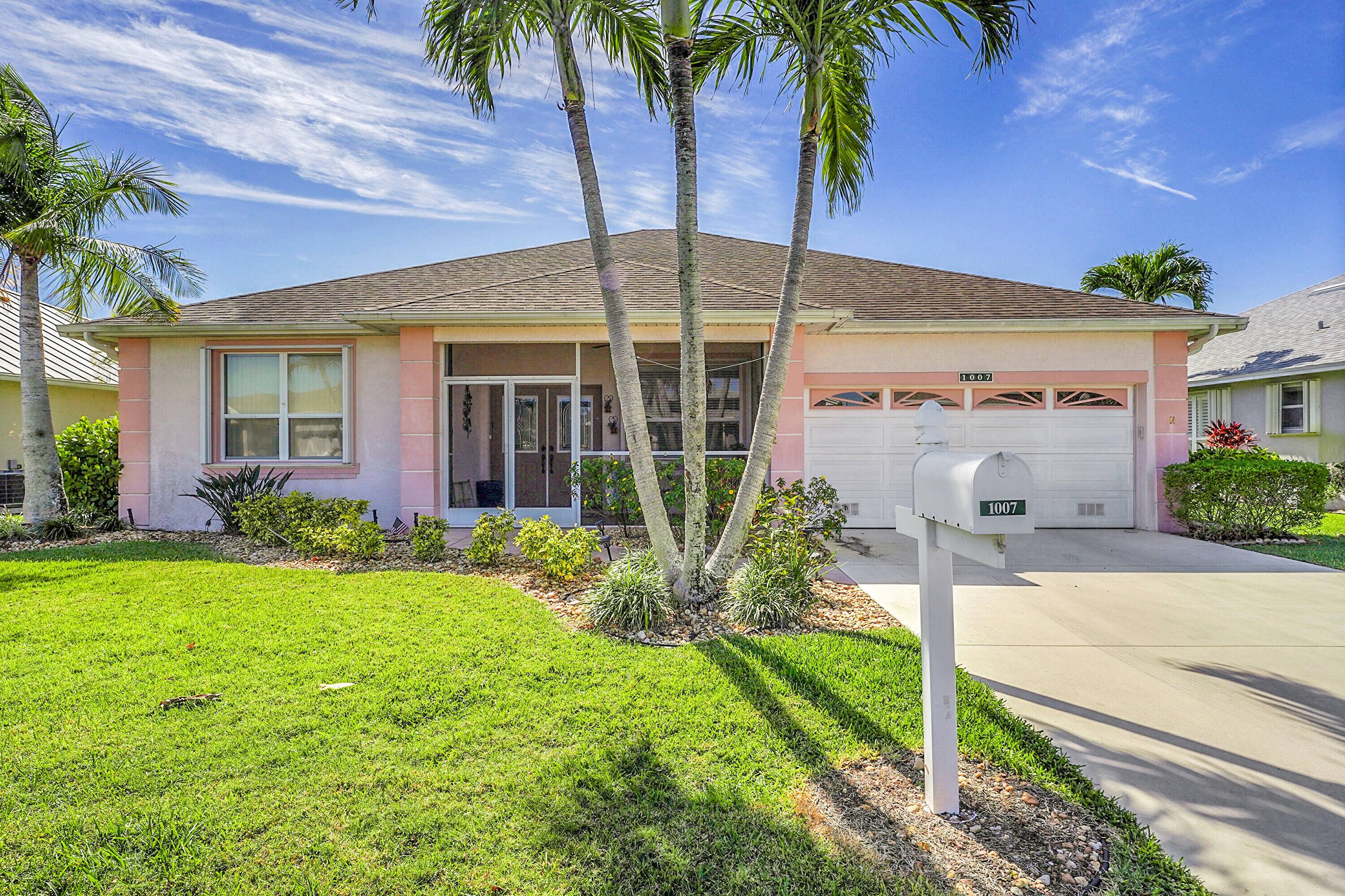 Nestled in the highly desirable Kings Isle, this beautiful 55 community offers a secure, gated environment with a manned entrance, providing peace of mind and privacy.