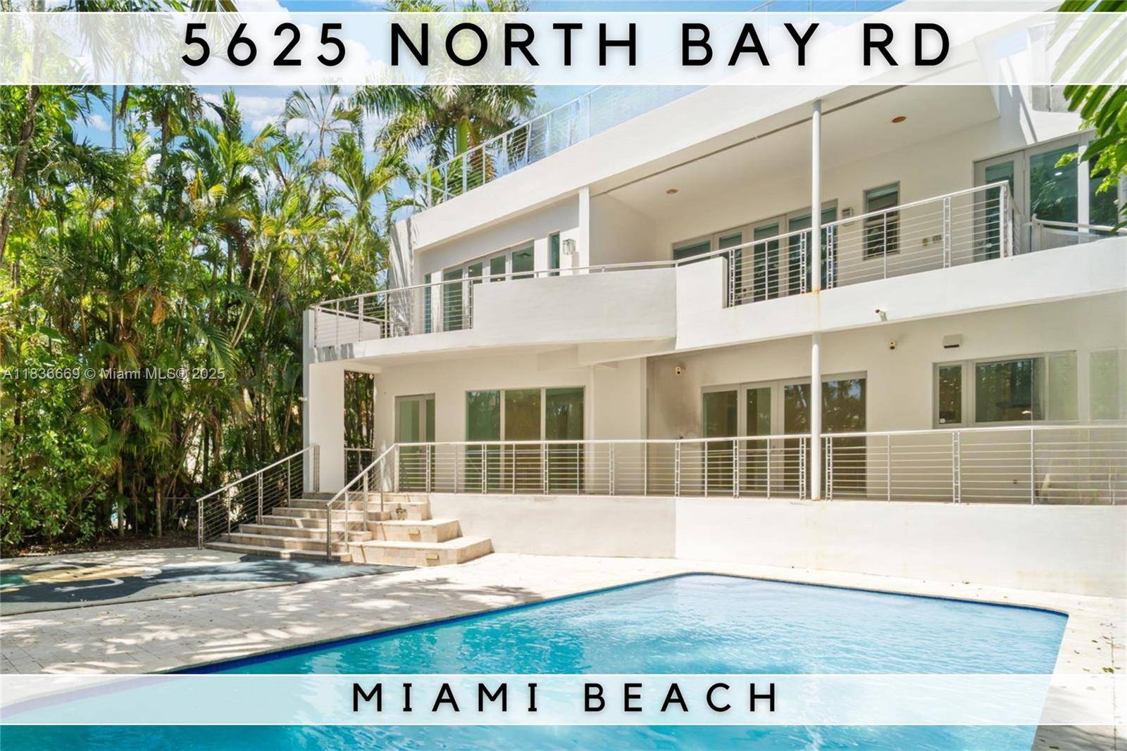 5625 North bay Rd. is situated in one of Miami Beach s most coveted neighborhoods, this 2008 built modern residence offers the rare advantage of newer construction with the flexibility ...