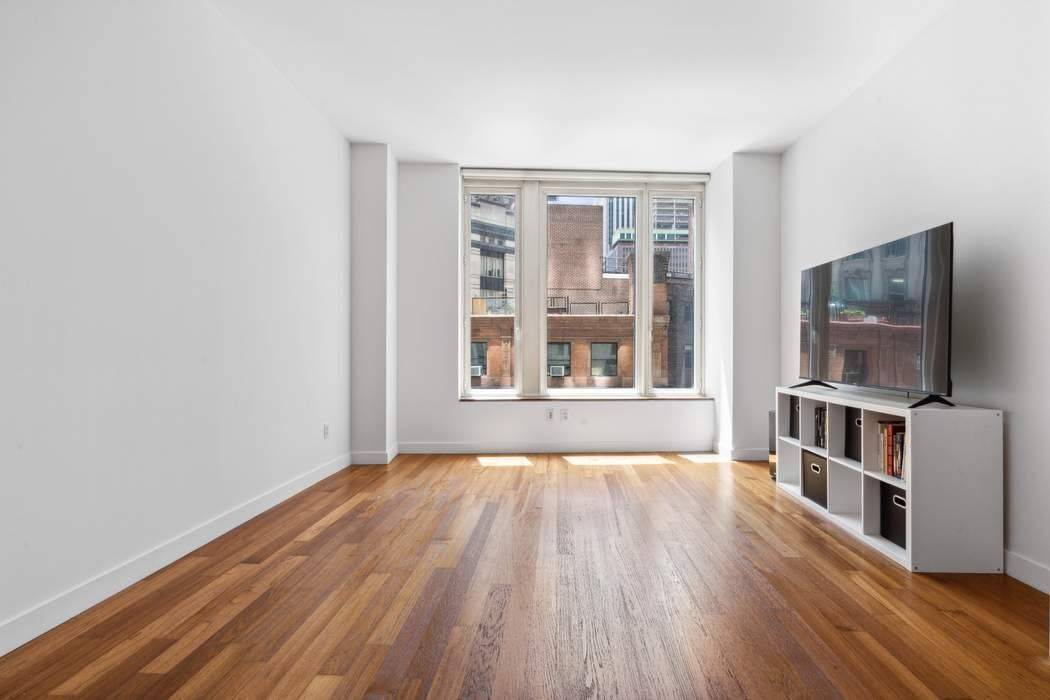 Apartment 9C is flooded with sunlight from the Southern exposure.