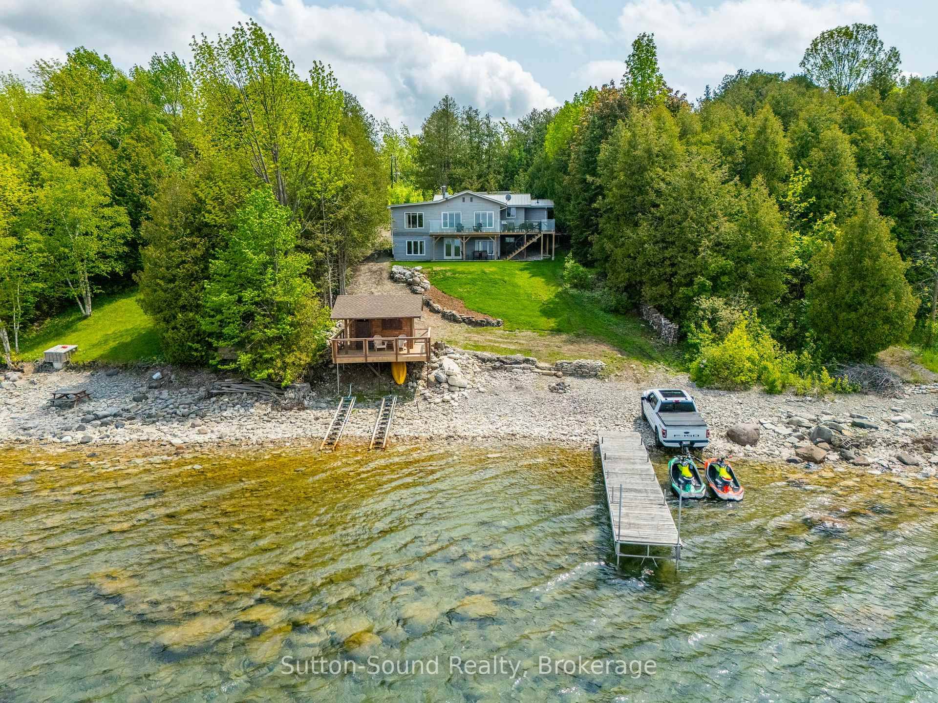 Located by Big Bay on the crystal clear shores of Georgian Bay, this stunning waterfront property offers over 75 feet of shoreline with breathtaking views of White Cloud Island and ...
