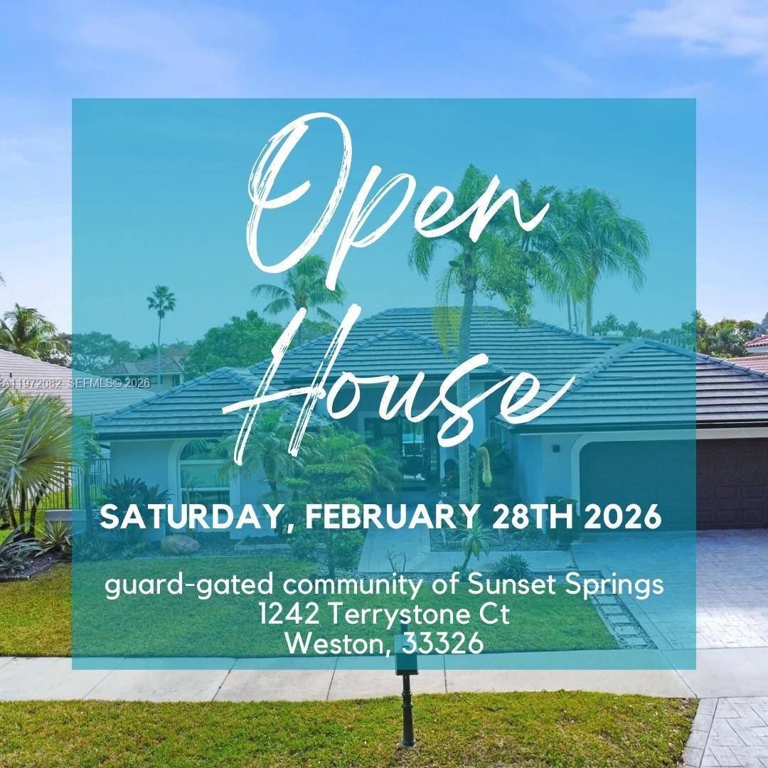 BACK ON MARKET ! Your second chance to own this contemporary masterpiece in the prestigious gated community of Sunset Springs Weston, Fl.