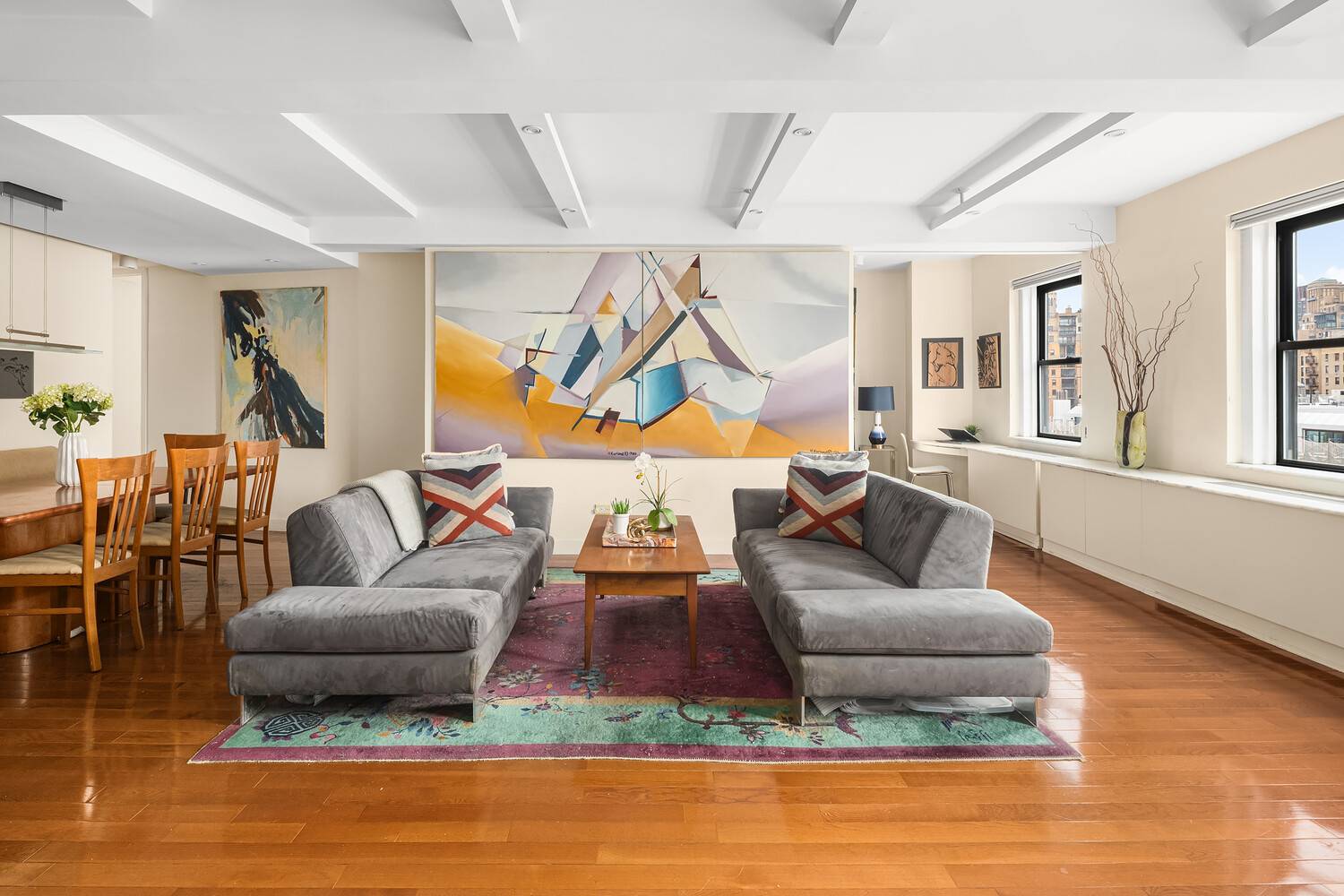 This loft like, architecturally designed, renovated and sun filled 3 bedroom 2 bathroom home resides in The Opera, a full service and sought after neo Gothic inspired cooperative prewar building ...