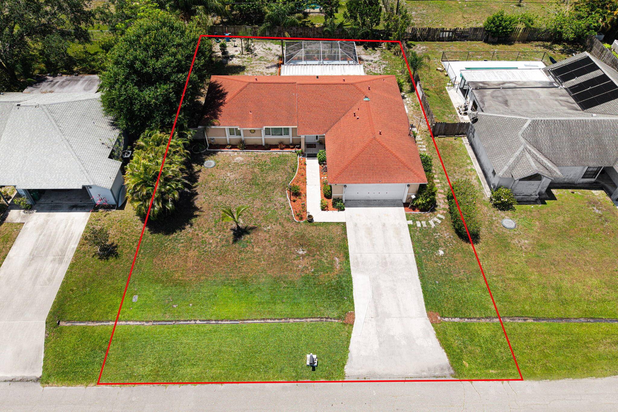3 bedroom, 2 bath home with pool and private yard.