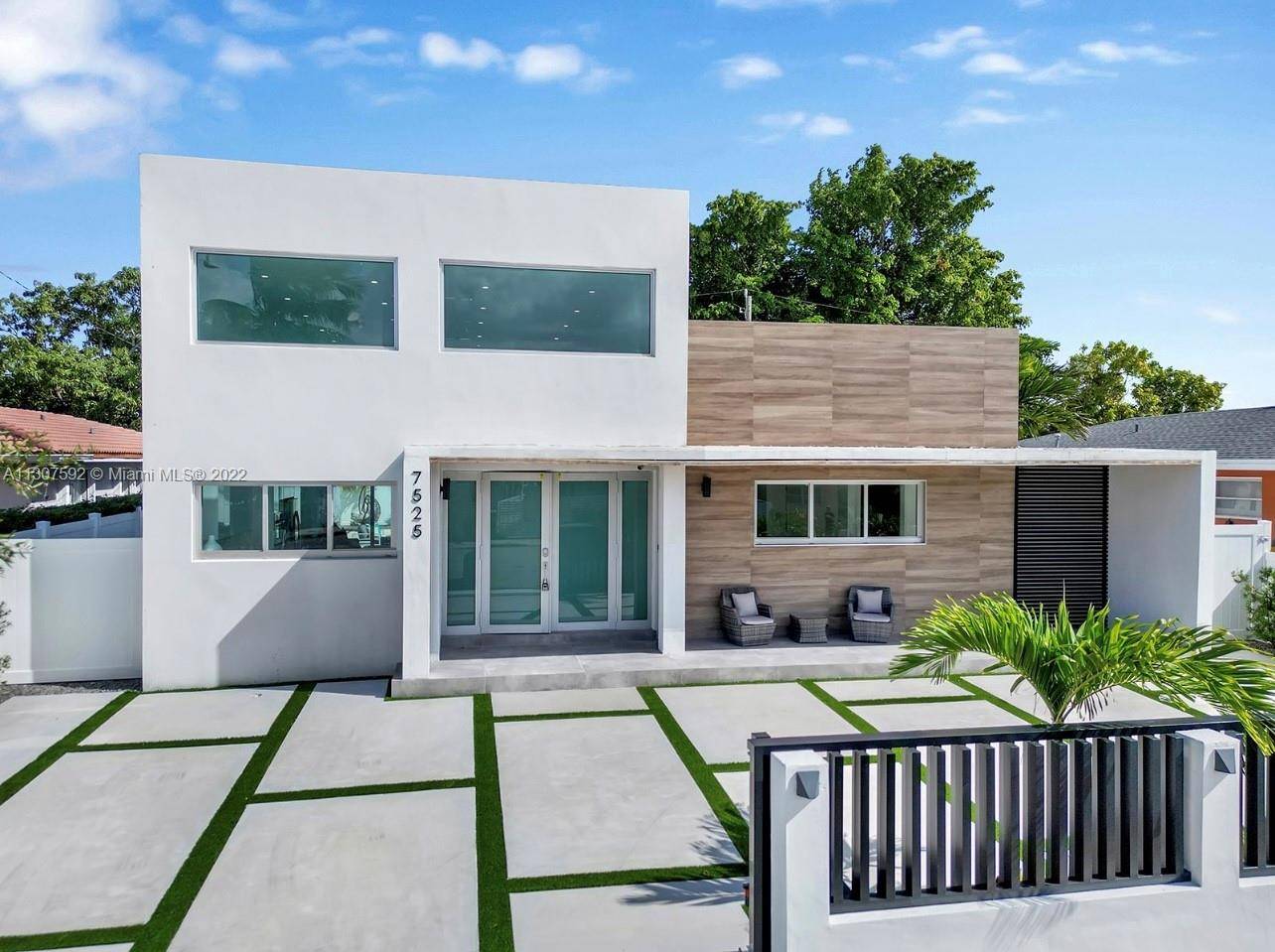 Heated pool ! ! Just remodeled modern beauty, 4 bedroom 3 bath single family home in the heart of North Bay Village.
