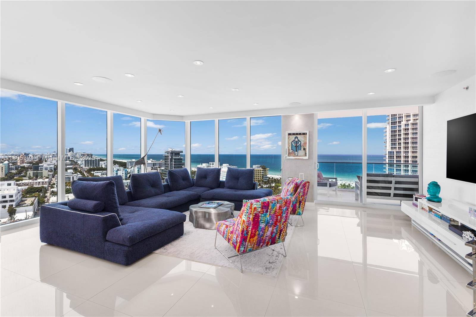 Elevate your lifestyle in this fully renovated 3 bed, 3 bath corner residence in South of Fifth Miami Beach s most exclusive neighborhood.