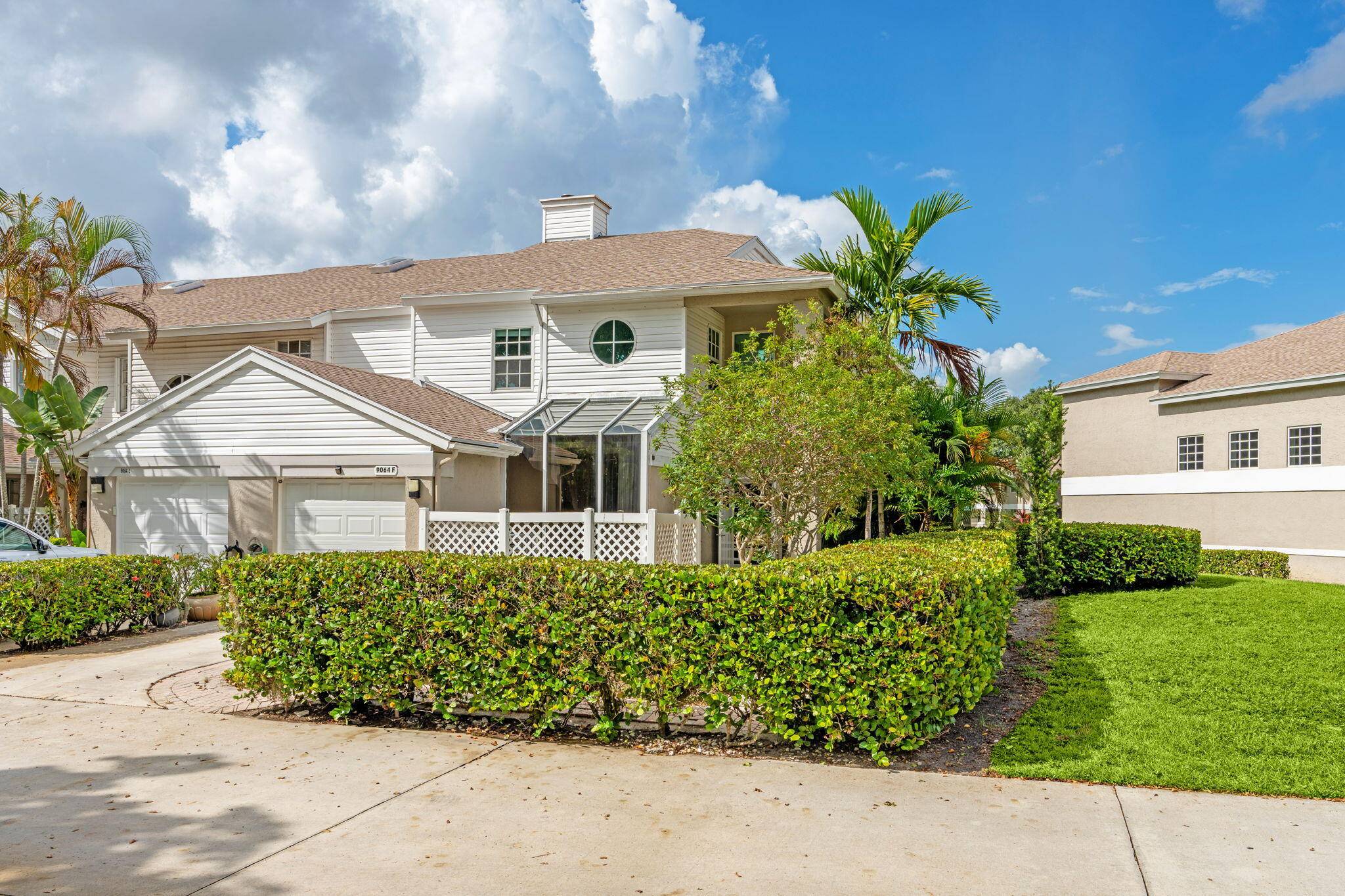 Rarely available corner 8209 ; unit townhouse in the highly desirable Boca Gardens community with lakefront views.
