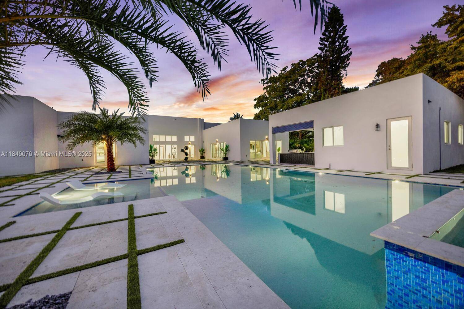 Stunning new construction one story estate on a private 38, 500 sqft lot with a separate guest house, offering the perfect blend of modern luxury amp ; everyday comfort.