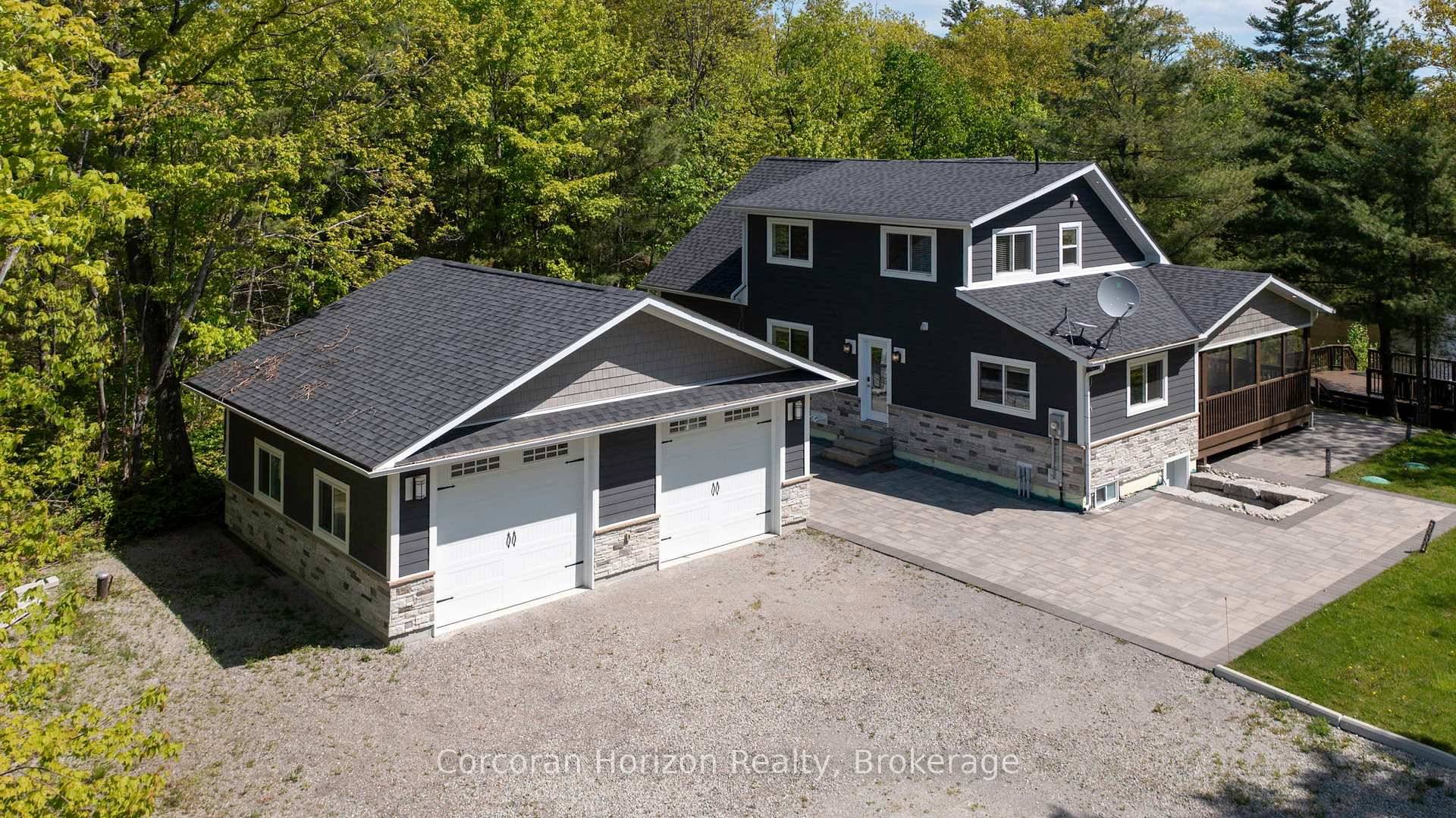 Welcome to 450 Crooked Bay Road, a stunning four season cottage on Six Mile Lake in Muskoka, offering over 220 feet of pristine waterfront and flat, landscaped grounds ideal for ...