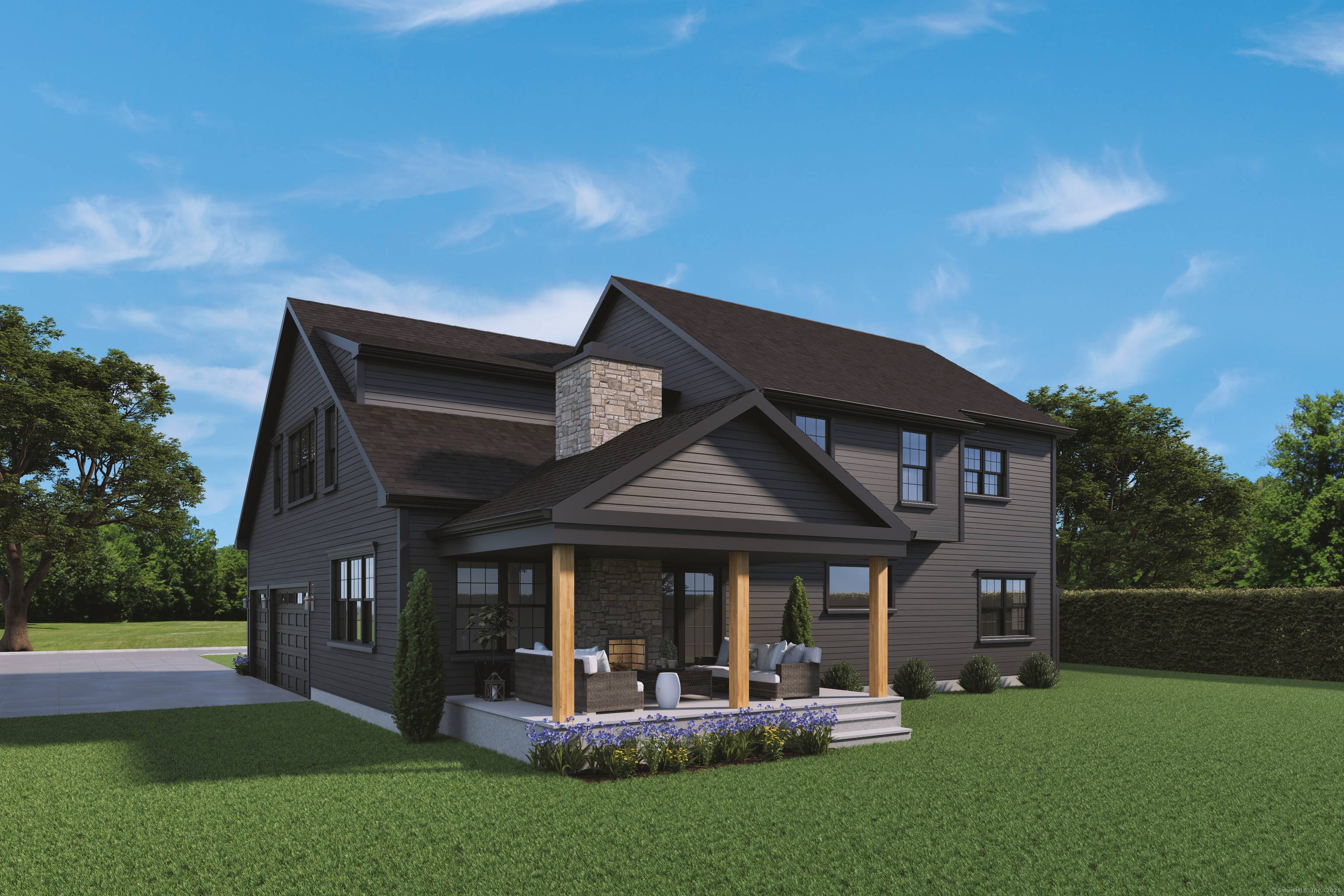 Spacious Modern Colonial home with open layout floor plan.