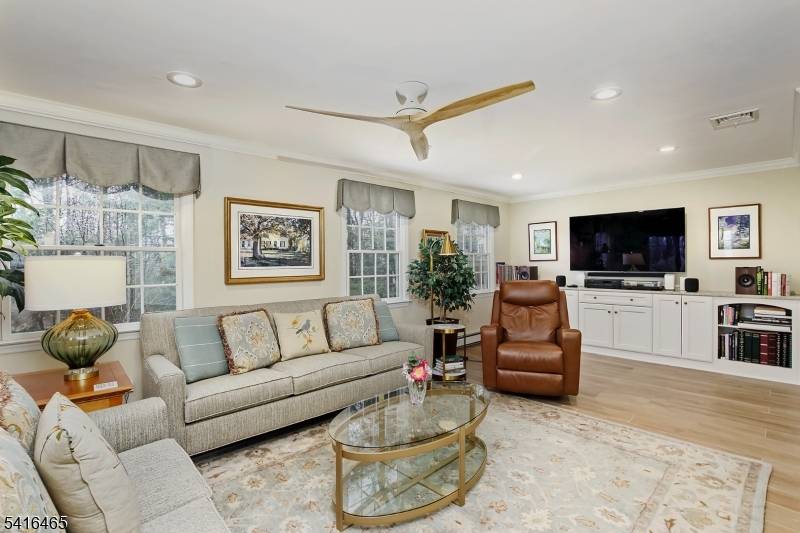 Welcome to 3 Overlook Terrace with many fine features and updates Foyer with new tile flooring, crown molding and large closet ; formal Living Room w tile flooring, cabinet bookcase ...