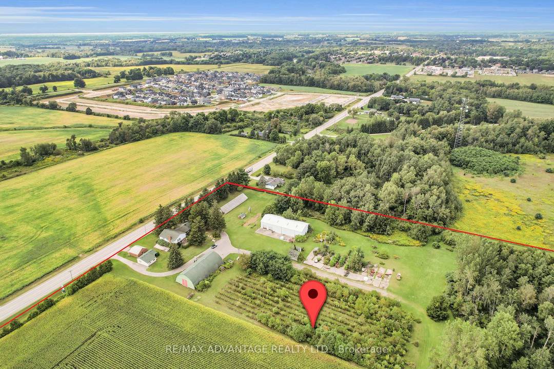 Hot New Future Development Site 130 acres located on the fringe of London at Dorchester Rd and the 401, Exit 199.