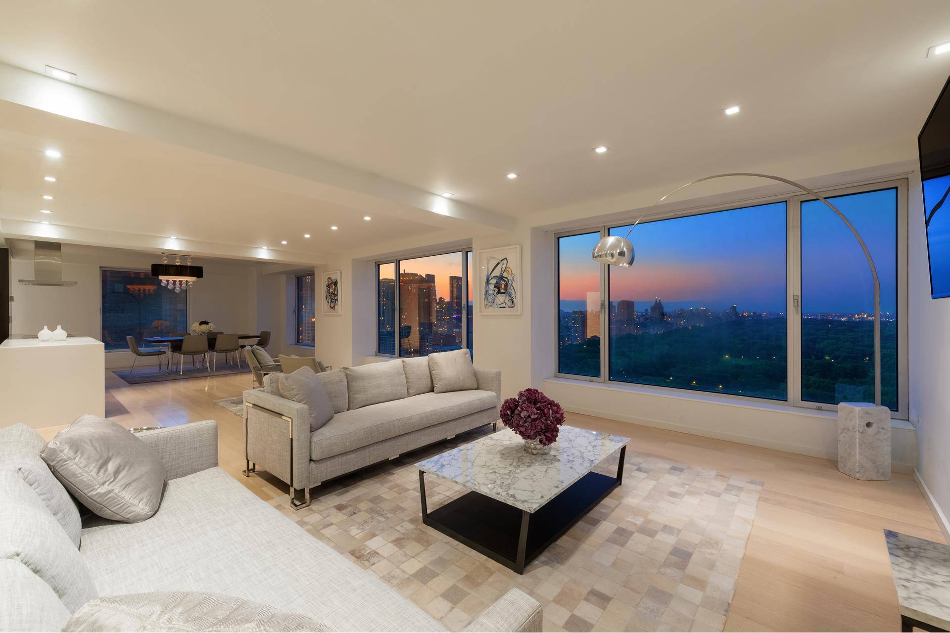 Direct views of Central Park from All Rooms.