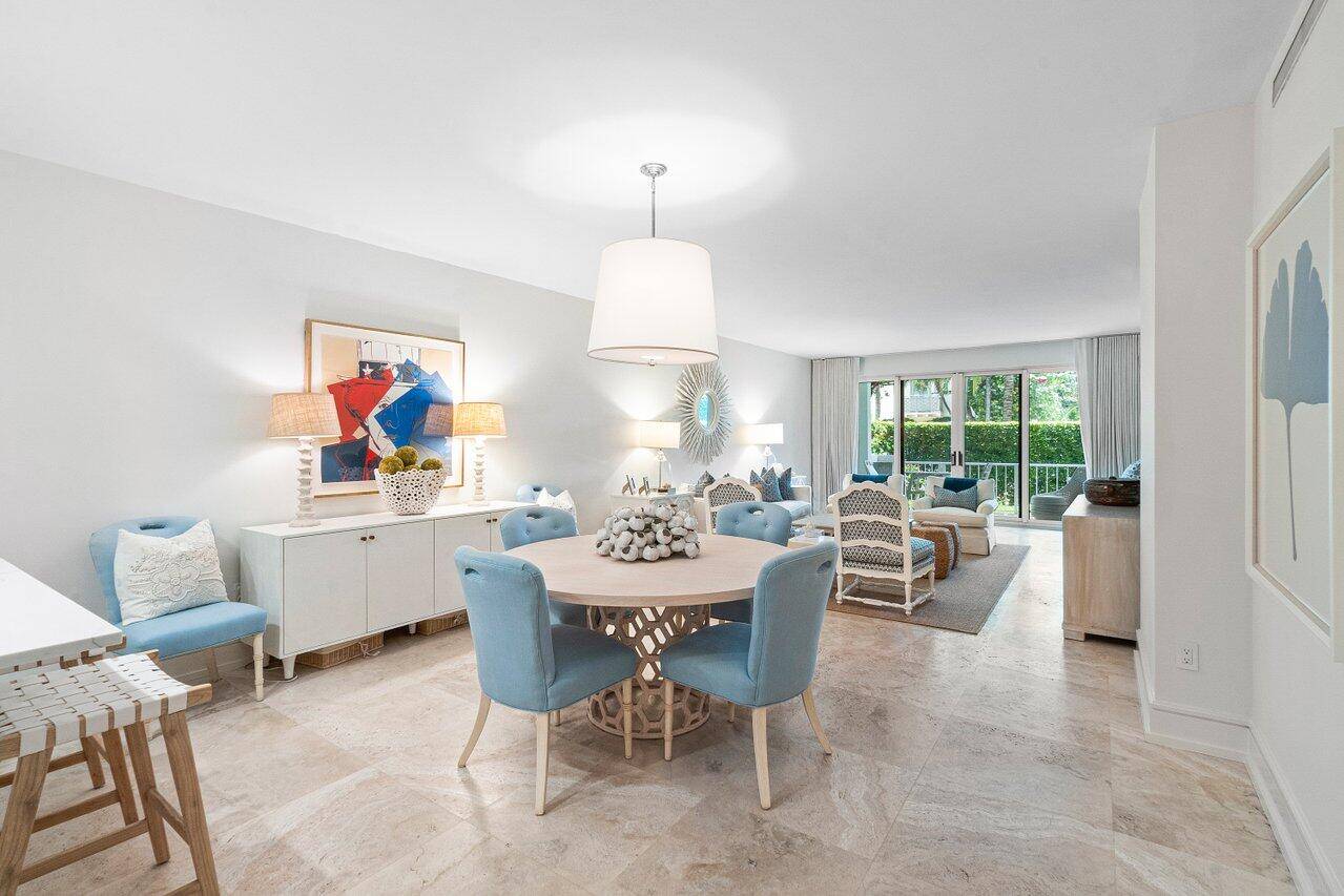Beautifully renovated 2 2 with high ceilings, open kitchen and neutral palette in sought after boutique condo, just steps from the beach, Worth Avenue shops and restaurants can be yours.