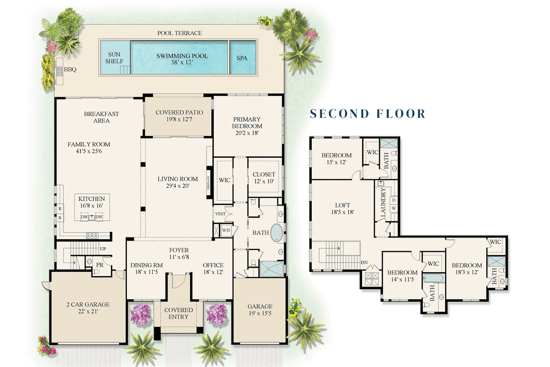 2424 Queen Palm Road is a striking modern estate by River Birch Construction, created for those who value precision, privacy, and effortless luxury.