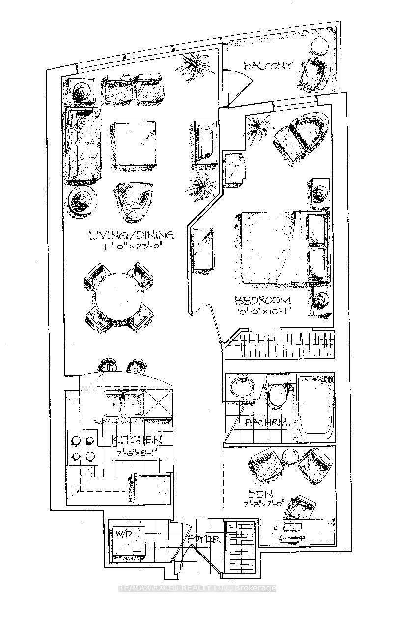Spacious One Bedroom Plus Den That Can Be Used As A Second Bedroom With Impressive Lake And City View !
