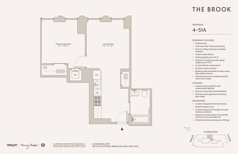 Reach out today to schedule a tourImmediate Occupancy AvailableBe one of the first to preview The Brook, Downtown Brooklyn's newest architectural masterpiece.