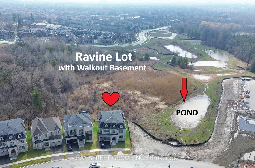 ONE OF A KIND ! RAVINE amp ; POND LOT WITH WALK OUT BASEMENT !