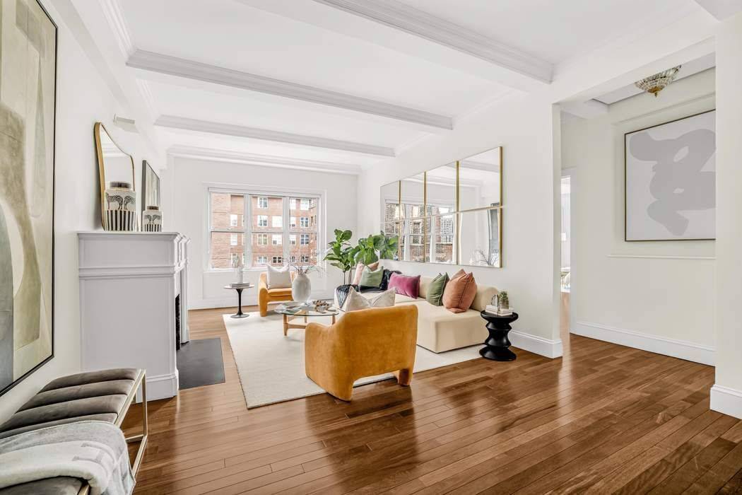 Once 12 Rooms and now thoughtfully reimagined into 9, this home seamlessly marries the elegance of prewar architecture with the sophistication of bespoke modern finishes.