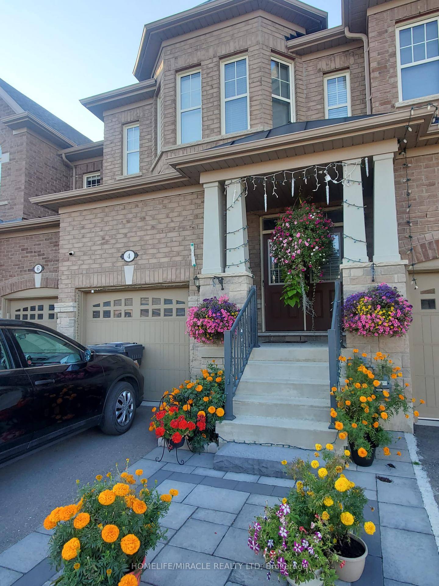 Welcome To Gorgeous And Fully Upgraded 3 Bedroom Freehold Townhouse With Rare Double Door Entry !