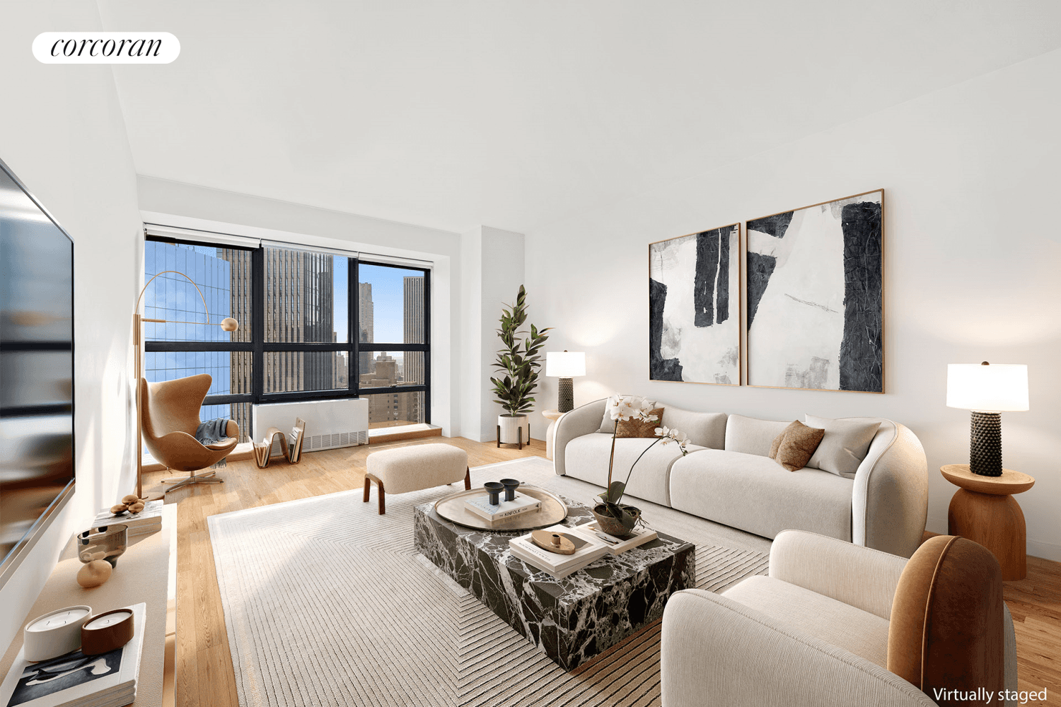 Live in luxury on the most coveted stretch of 57th street in this magnificent 1 bedroom condo at the Metropolitan Tower.