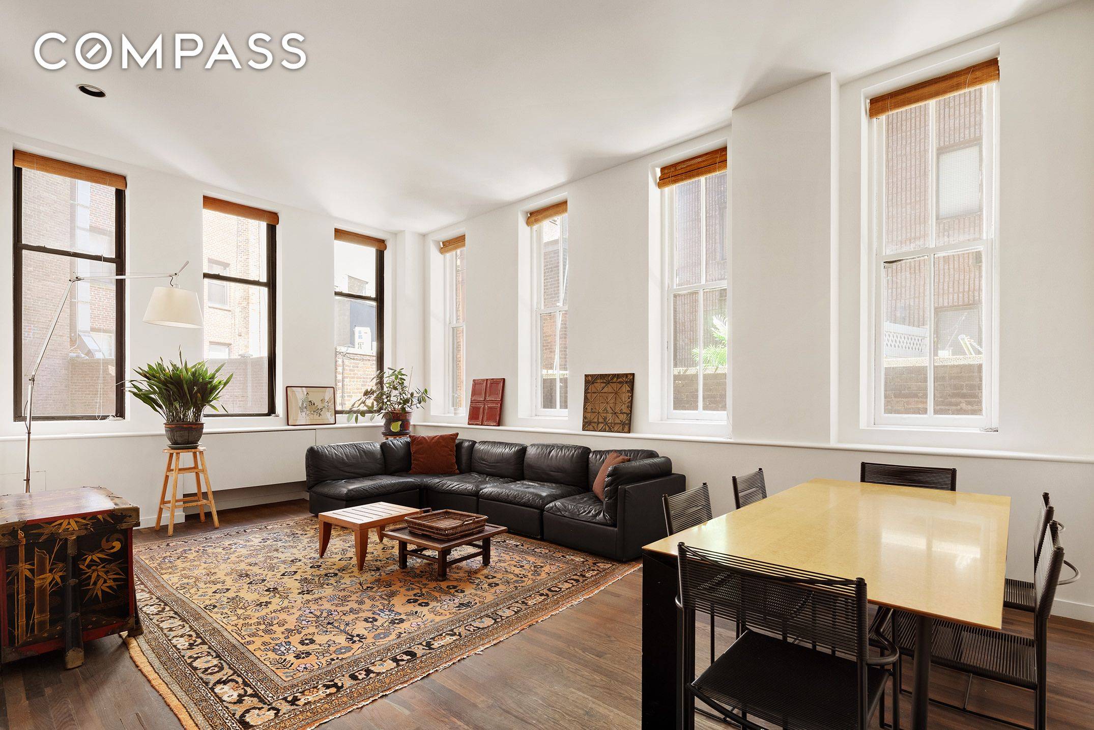 A Corner Prewar Loft with 14ft Ceilings.