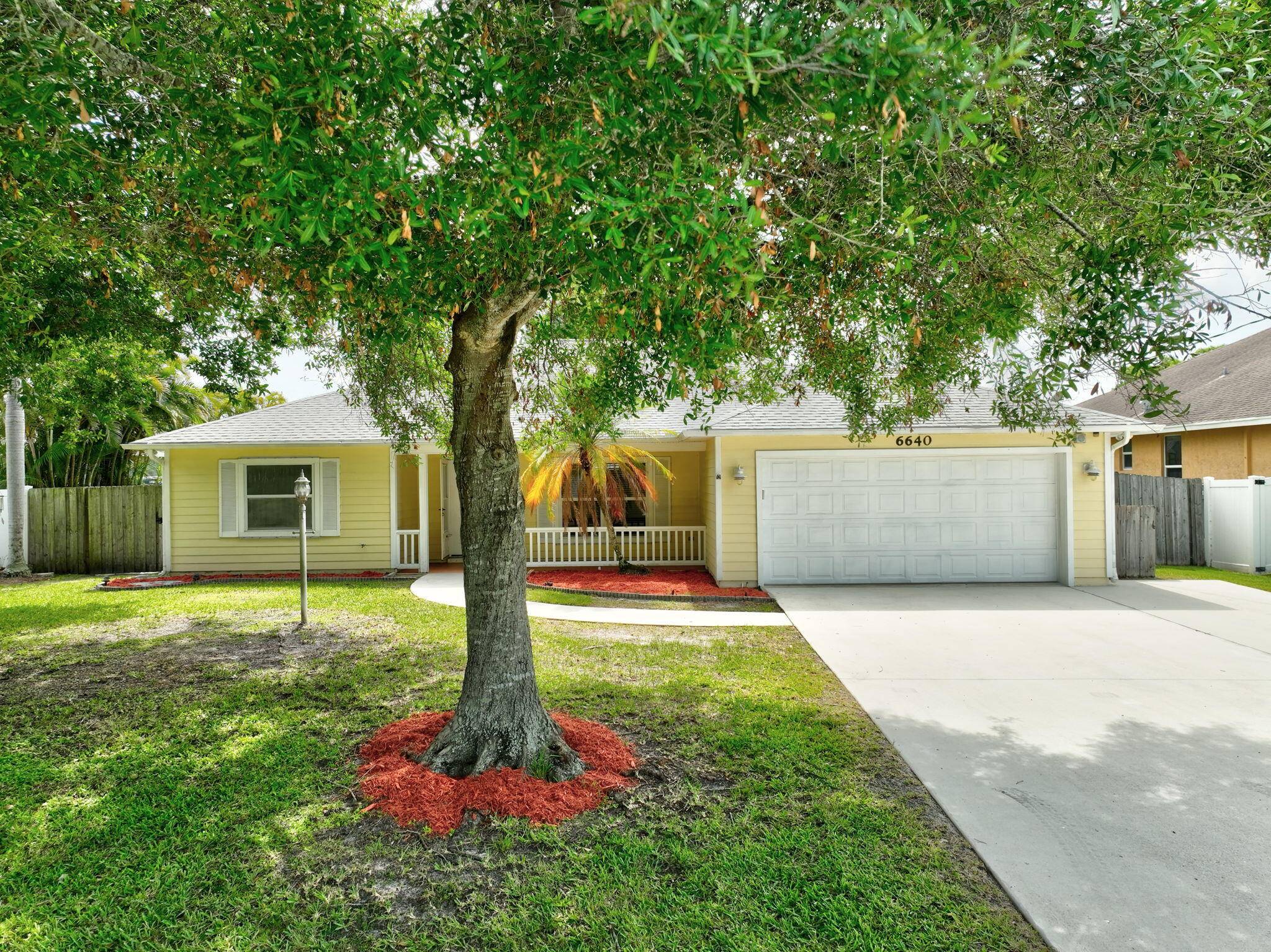 Spacious, move in ready, split bedroom plan, Key West style home.
