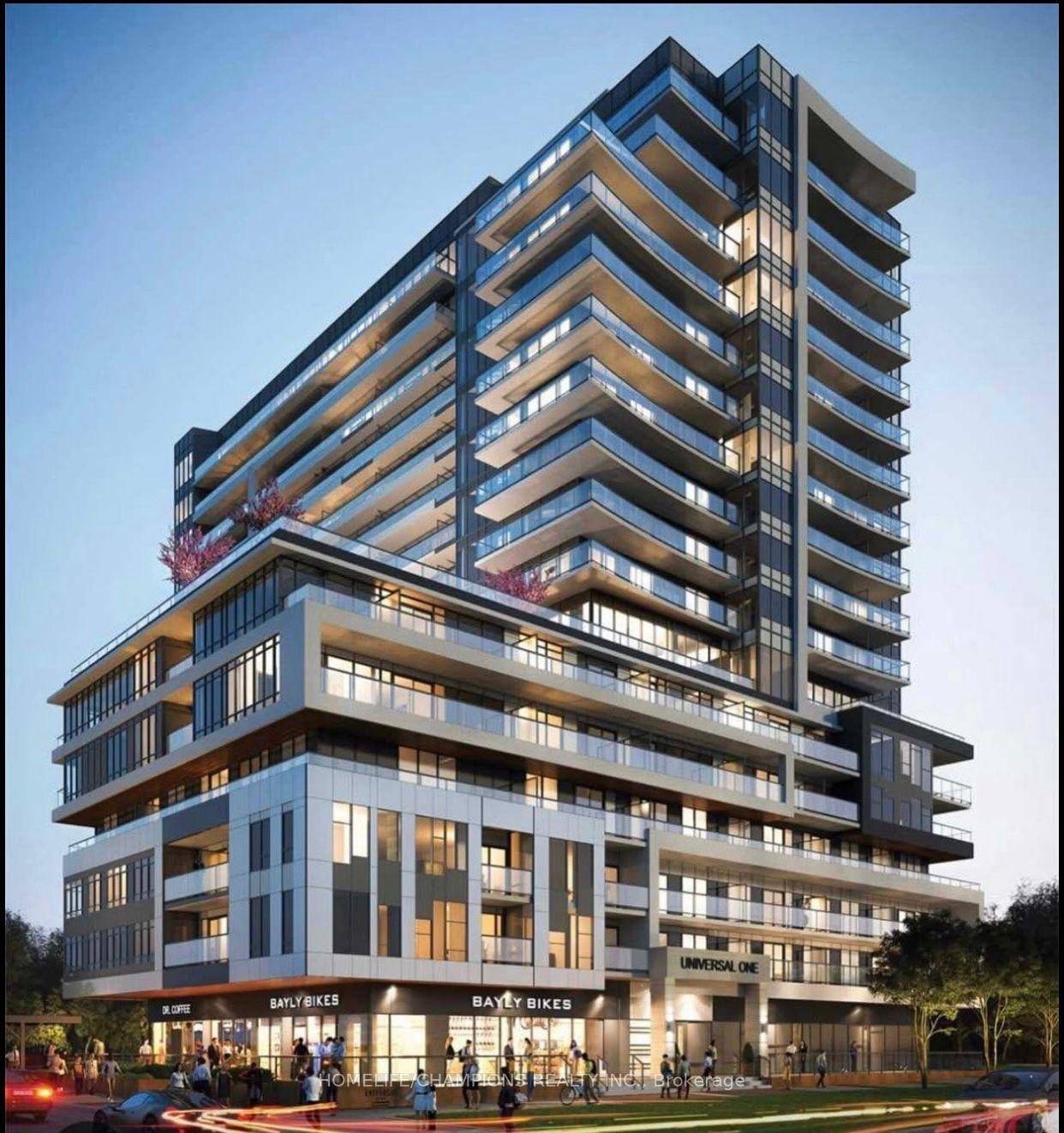Stylish 1 1 bed, 2 bath condo with parking and locker at Universal City 1.