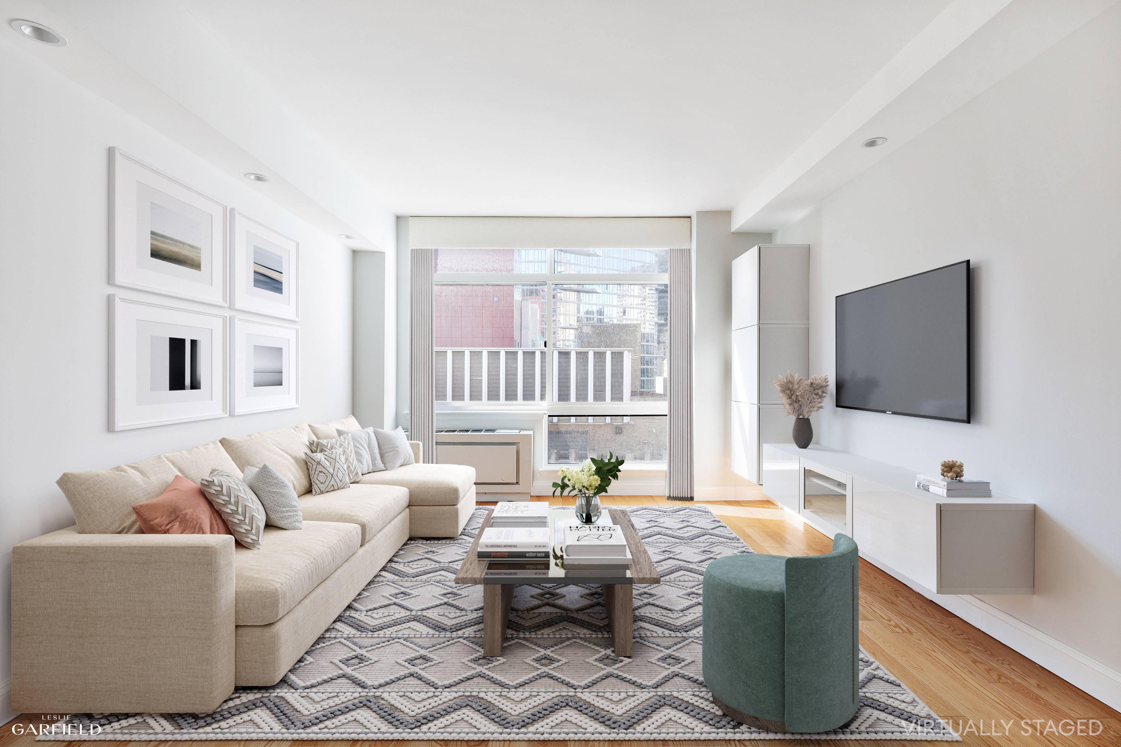 TENANT IN PLACE Welcome home to this high floor, newly renovated 2 bedroom, 1.