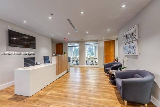 This office is in a class B Office building in the heart of Brickell Avenue and the Financial District.