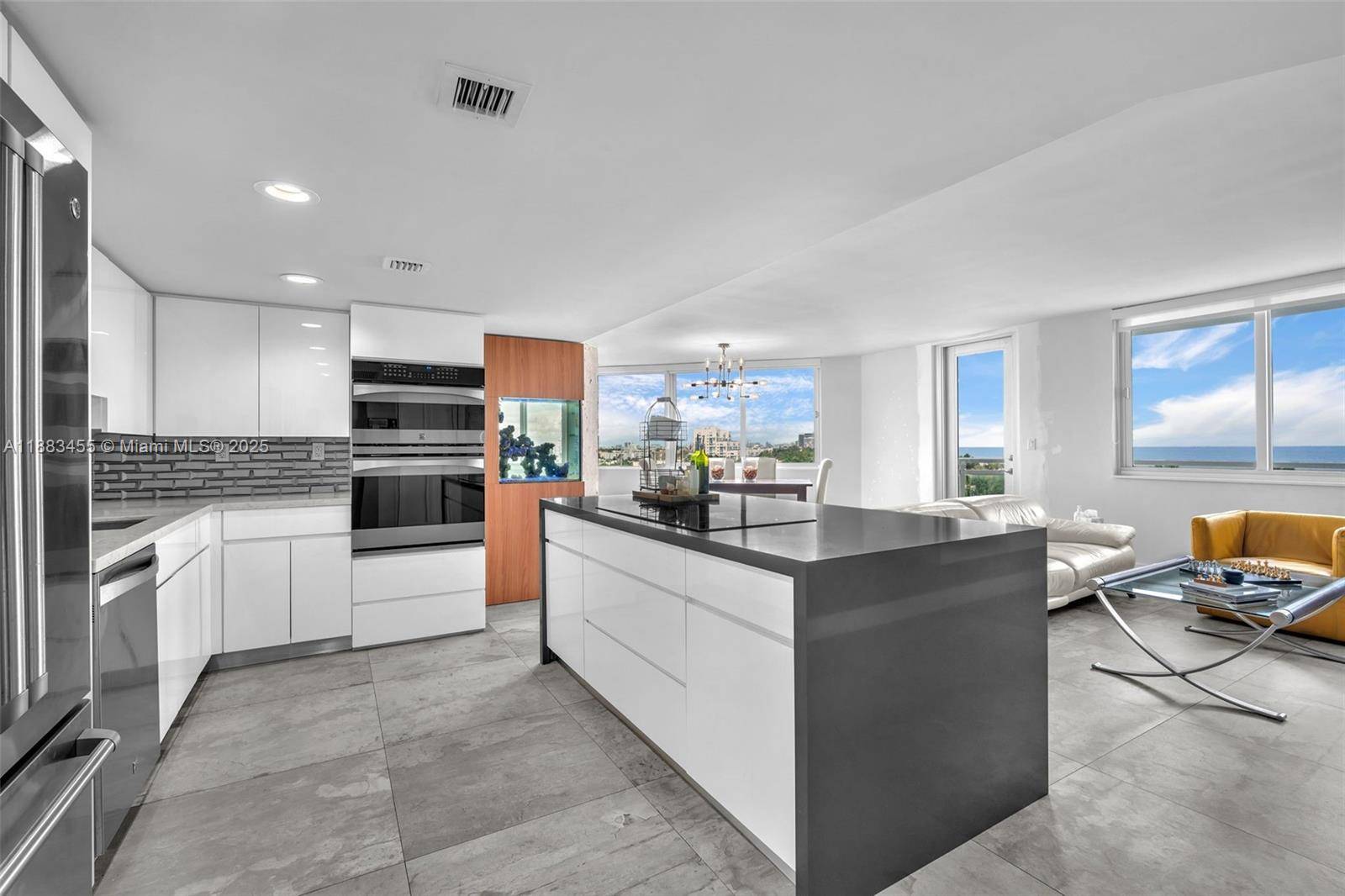 Welcome to this remodeled spacious 2 2 condo located on one of the most desirable lines in the building, offering partial city views and full ocean views from every room.