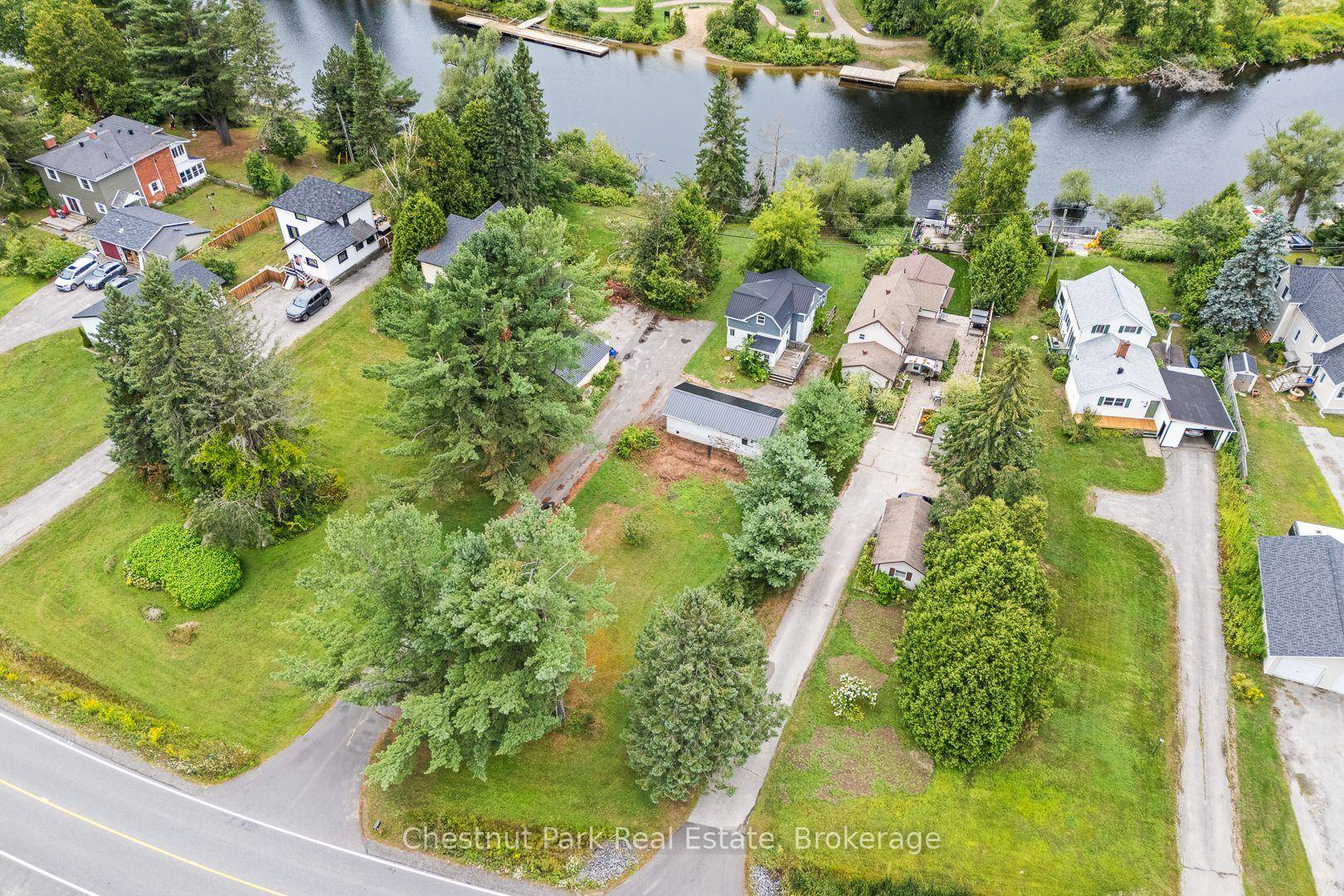 A rare opportunity to own on the Muskoka River in Bracebridge.