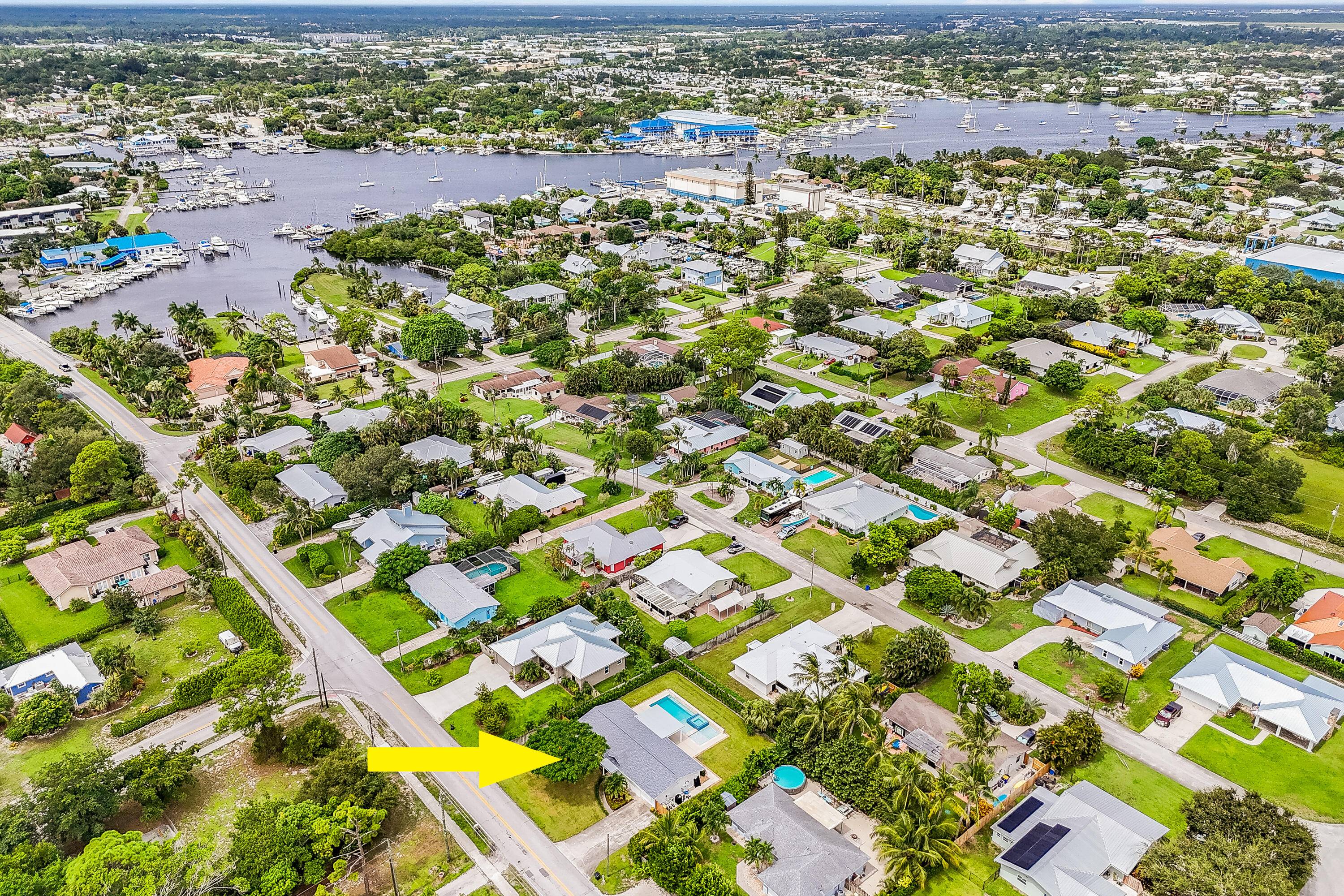 Discover the perfect balance of style, comfort, and coastal lifestyle in this beautifully renovated CBS construction home nestled in the Rocky Point community of Stuart, FL.