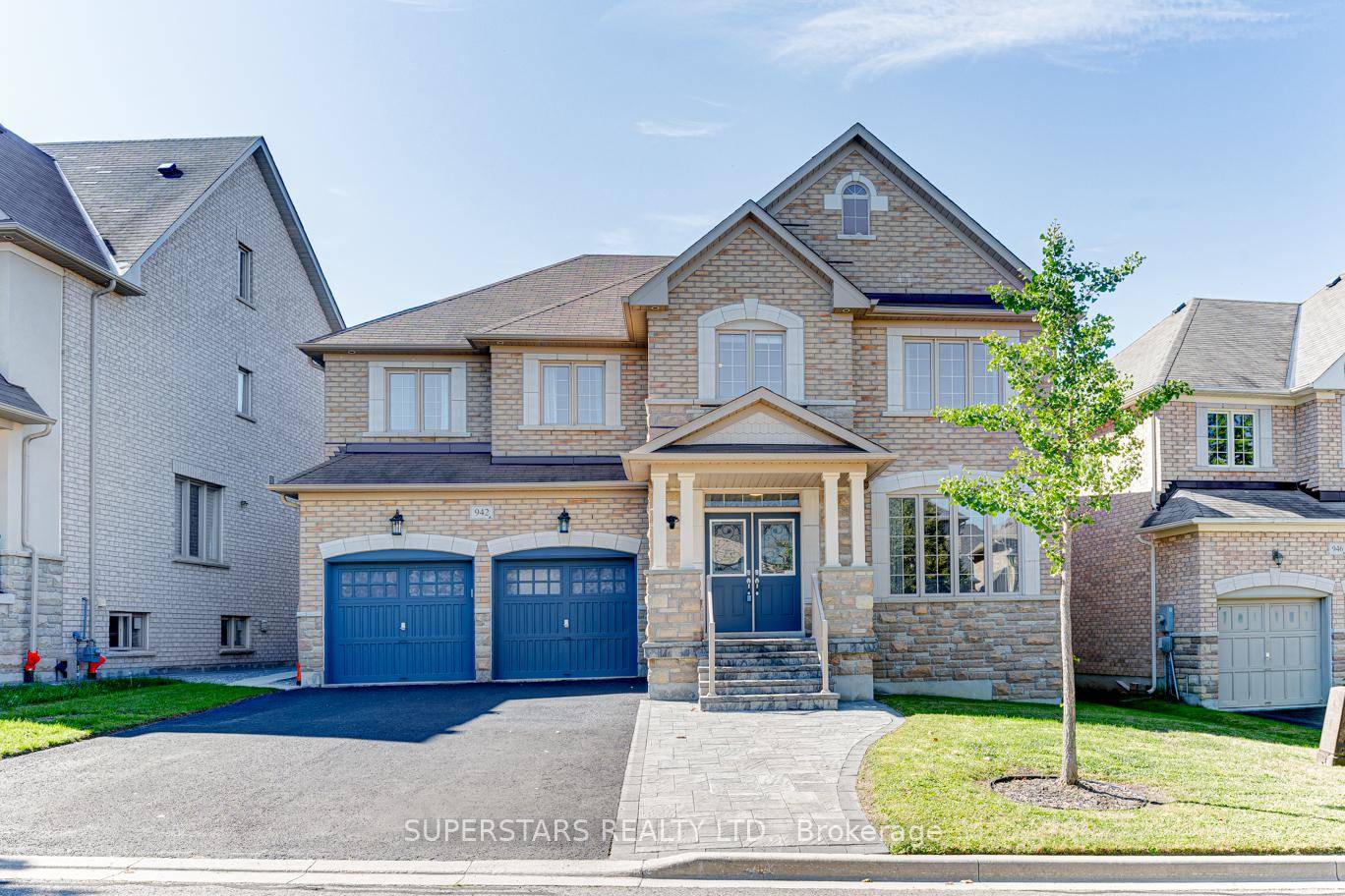 Welcome To This Beautifully Designed Double Car Garage Detached Home Featuring Luxurious Stone Front And Double French Doors.
