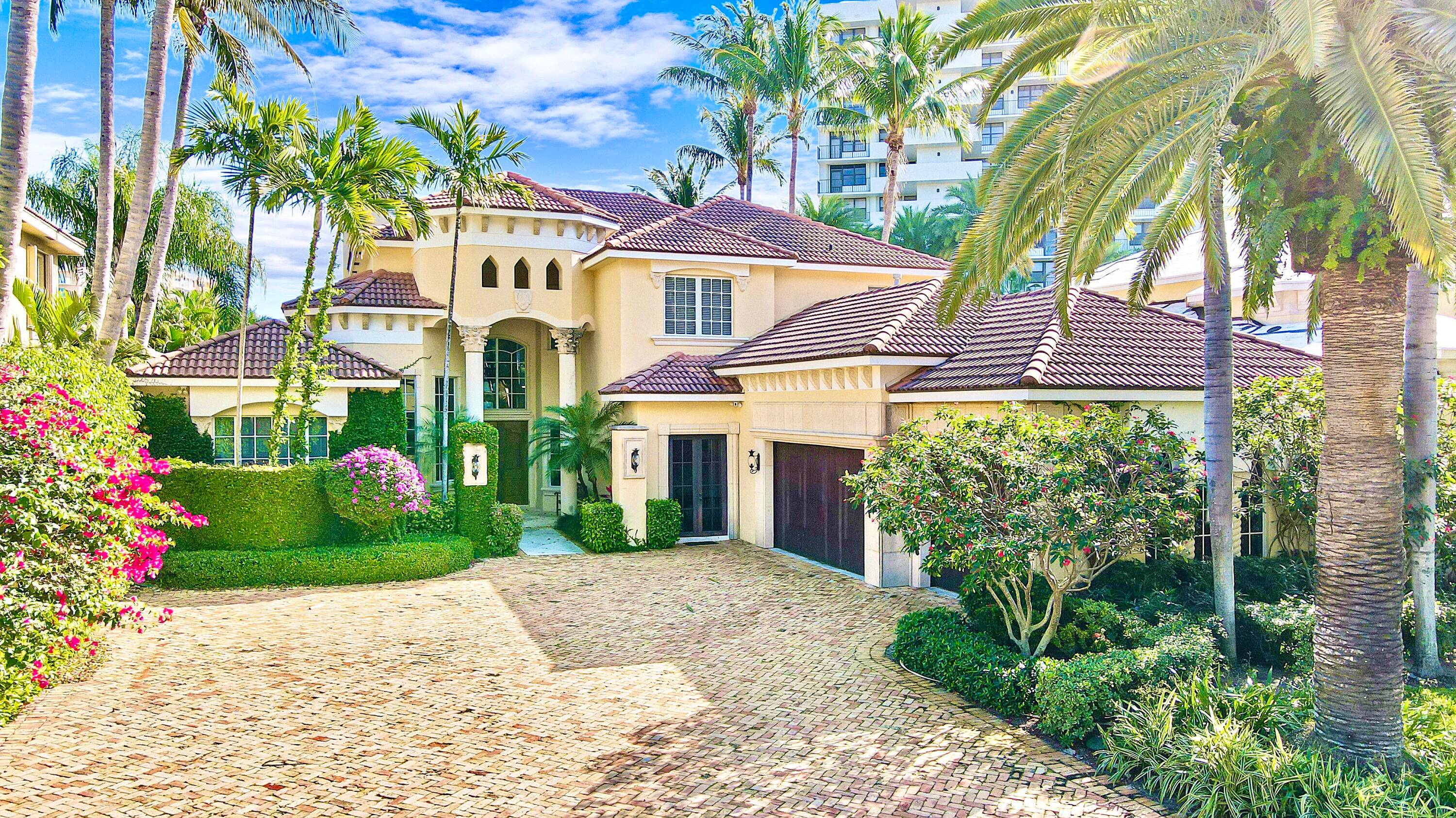 Set on 1 3 acre of lush, tropical landscaping and tucked away in an enchanted corner of the manicured grounds of Boca Highland Beach Club and Marina, this strikingly beautiful ...