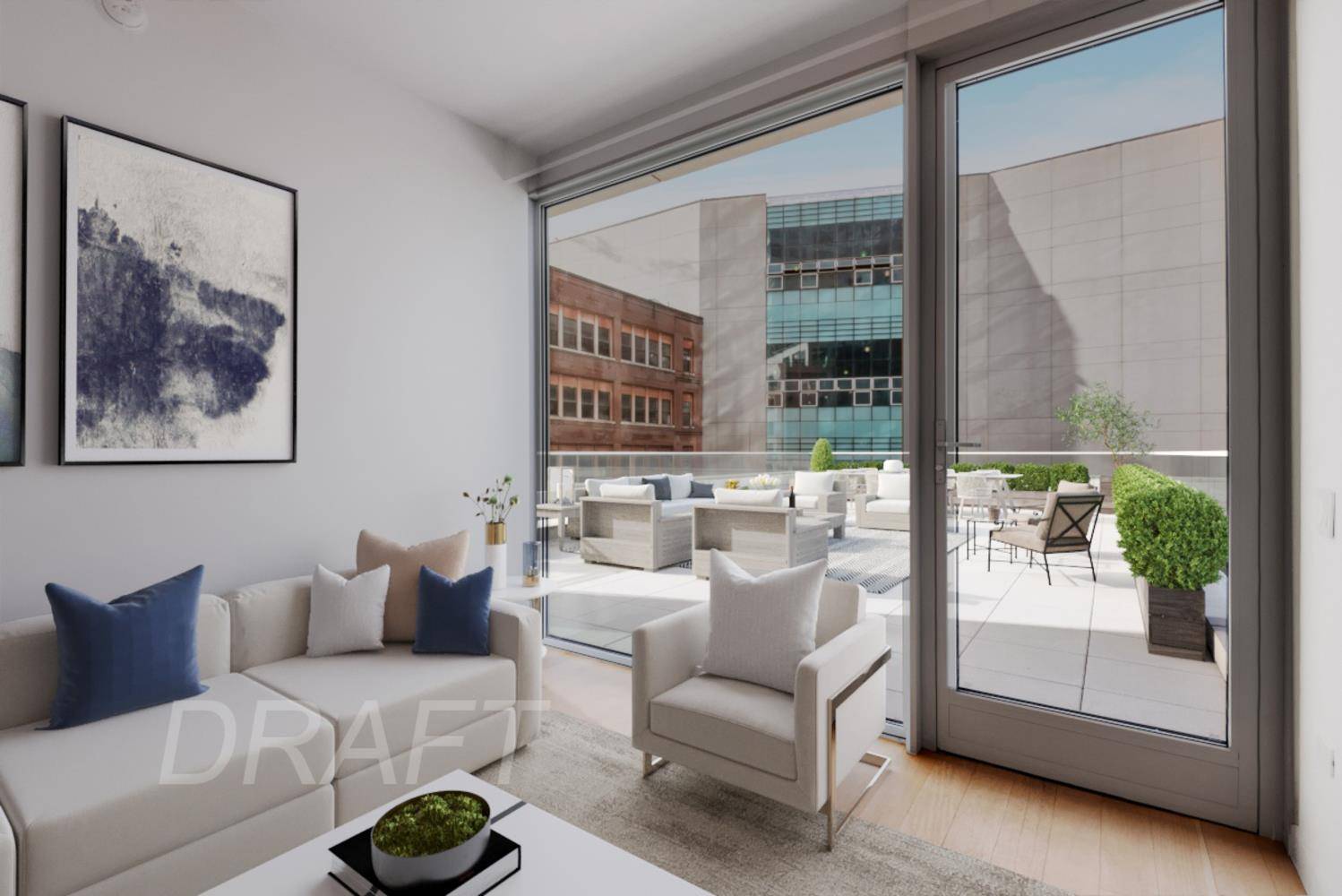 For terrace lovers one of a kind incredible 1, 080 sqft of open outdoors space.