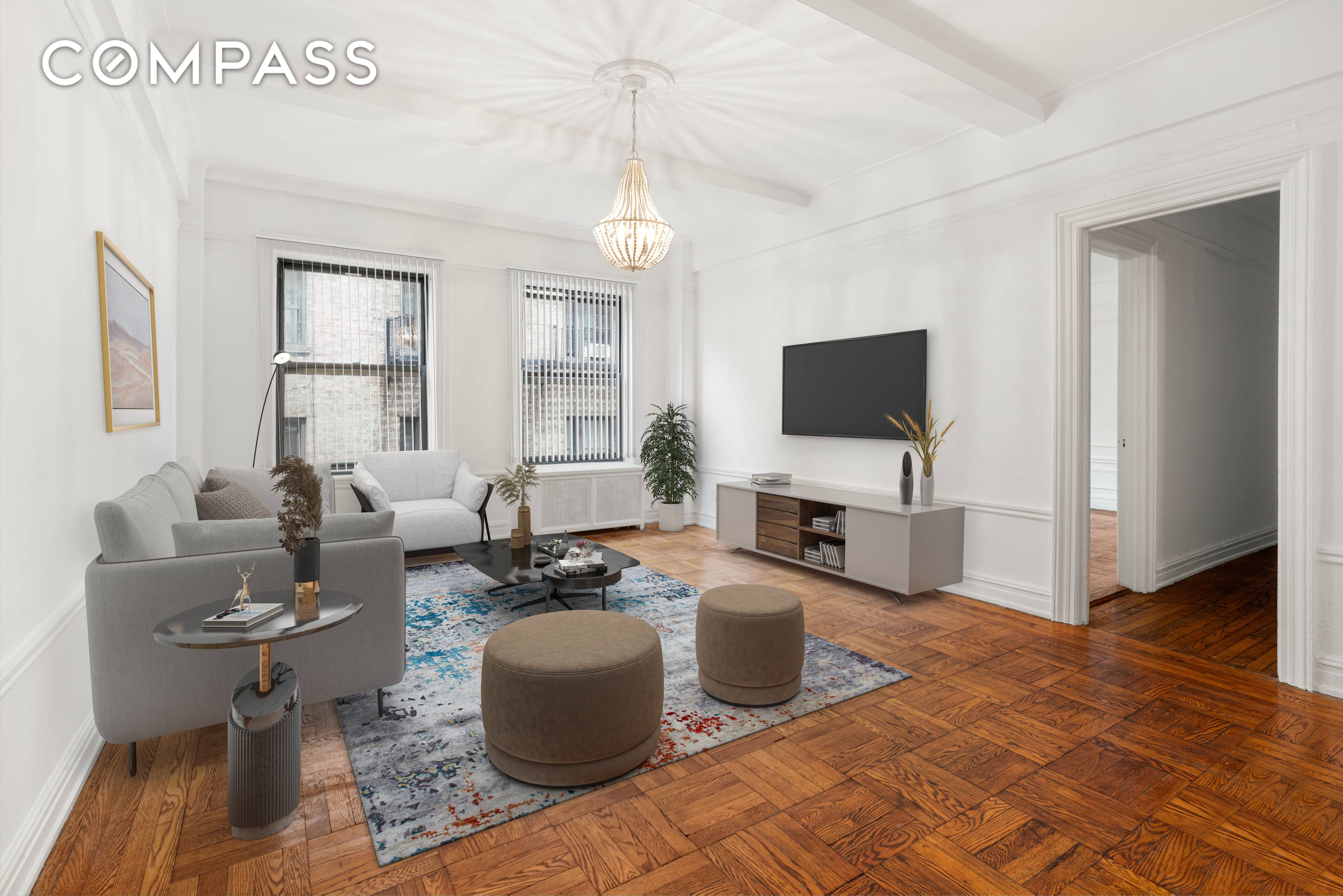 A beautiful pre war 3 bedroom, 1.