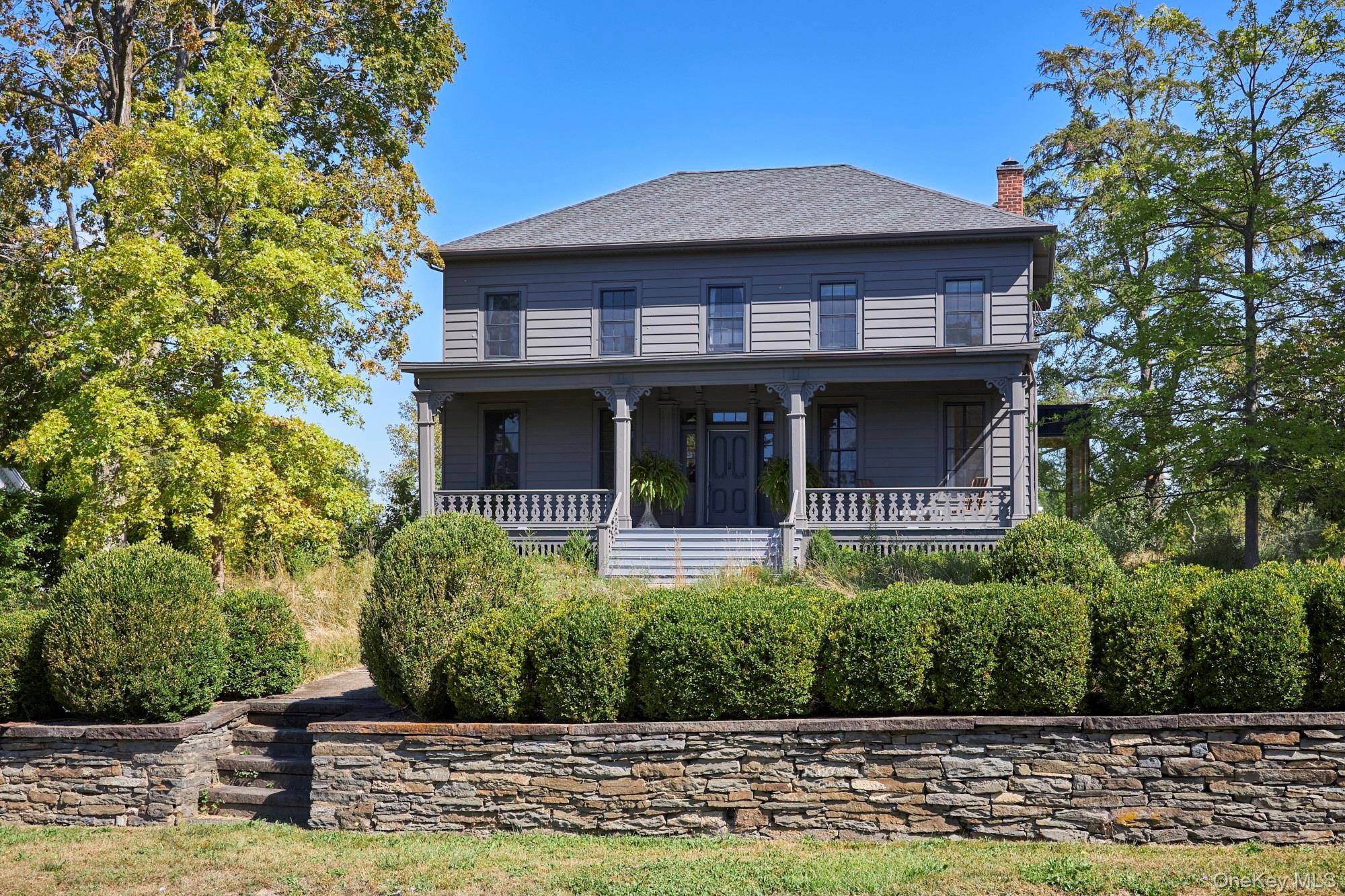 A Year Round Retreat in the Heart of the Hudson Valley Available for year round rental, this stunning Italianate style home blends historic character with modern design.