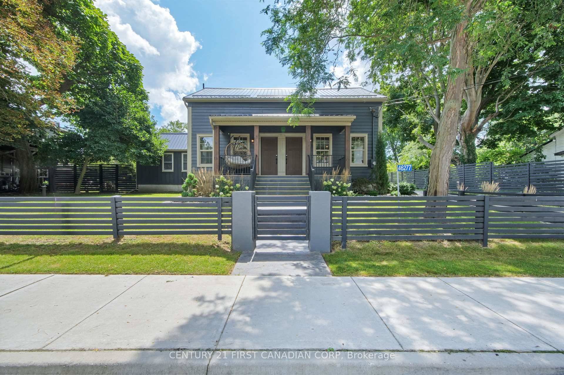 Nestled in the Historic and charming Village of Sparta, this is your opportunity to own a fully redesigned Award winning Georgian Style home featuring many luxurious 'Modern Farmhouse' details including ...