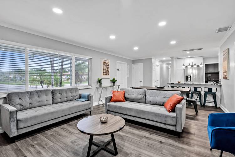 Fully furnished, updated house ready to move in just bring your suitcases, spacious 4 2 home with pool in sought after area.