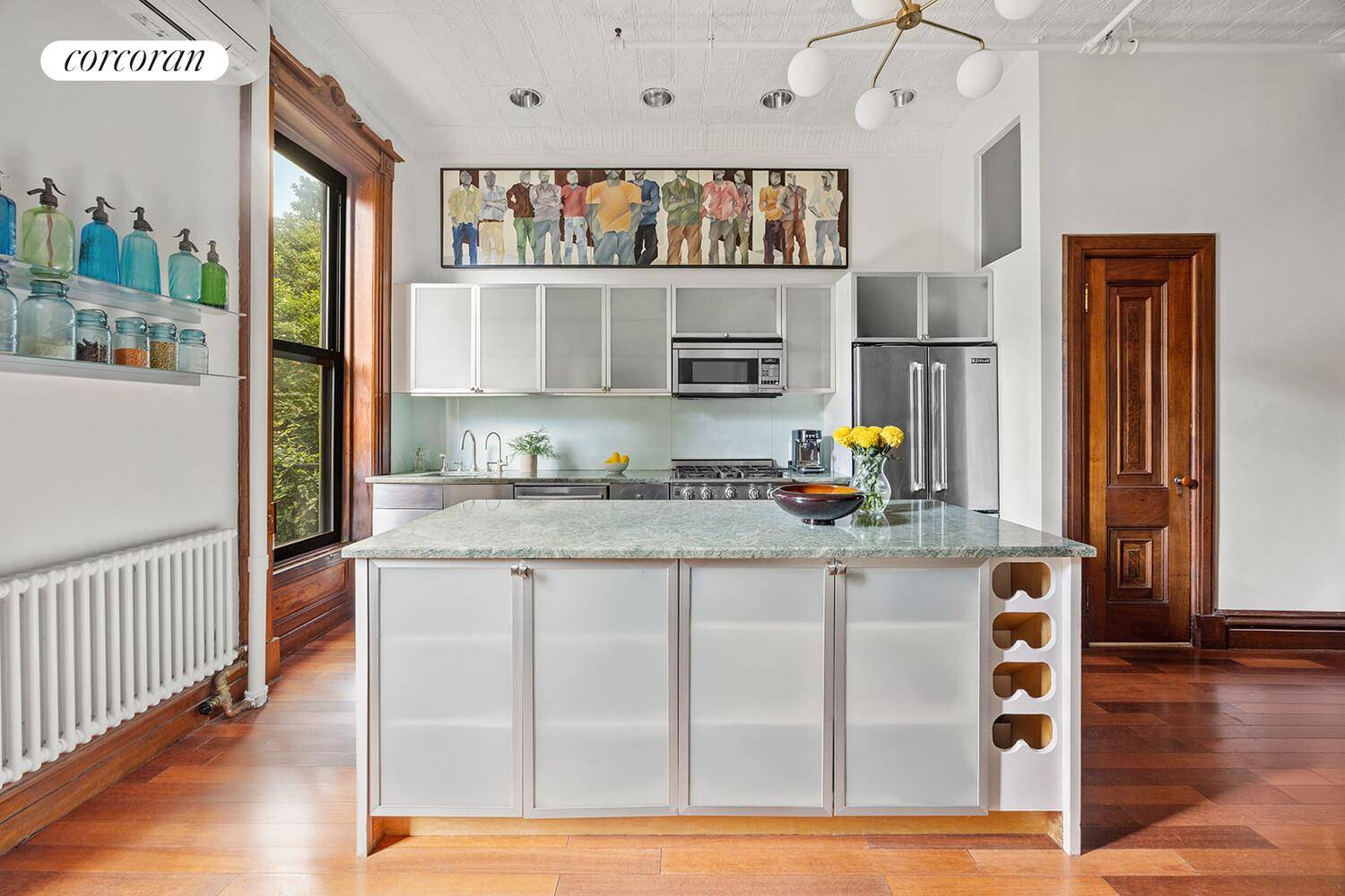 Welcome to 106 Park Place, a four story, two family townhouse where light, space, and history meet modern ease.