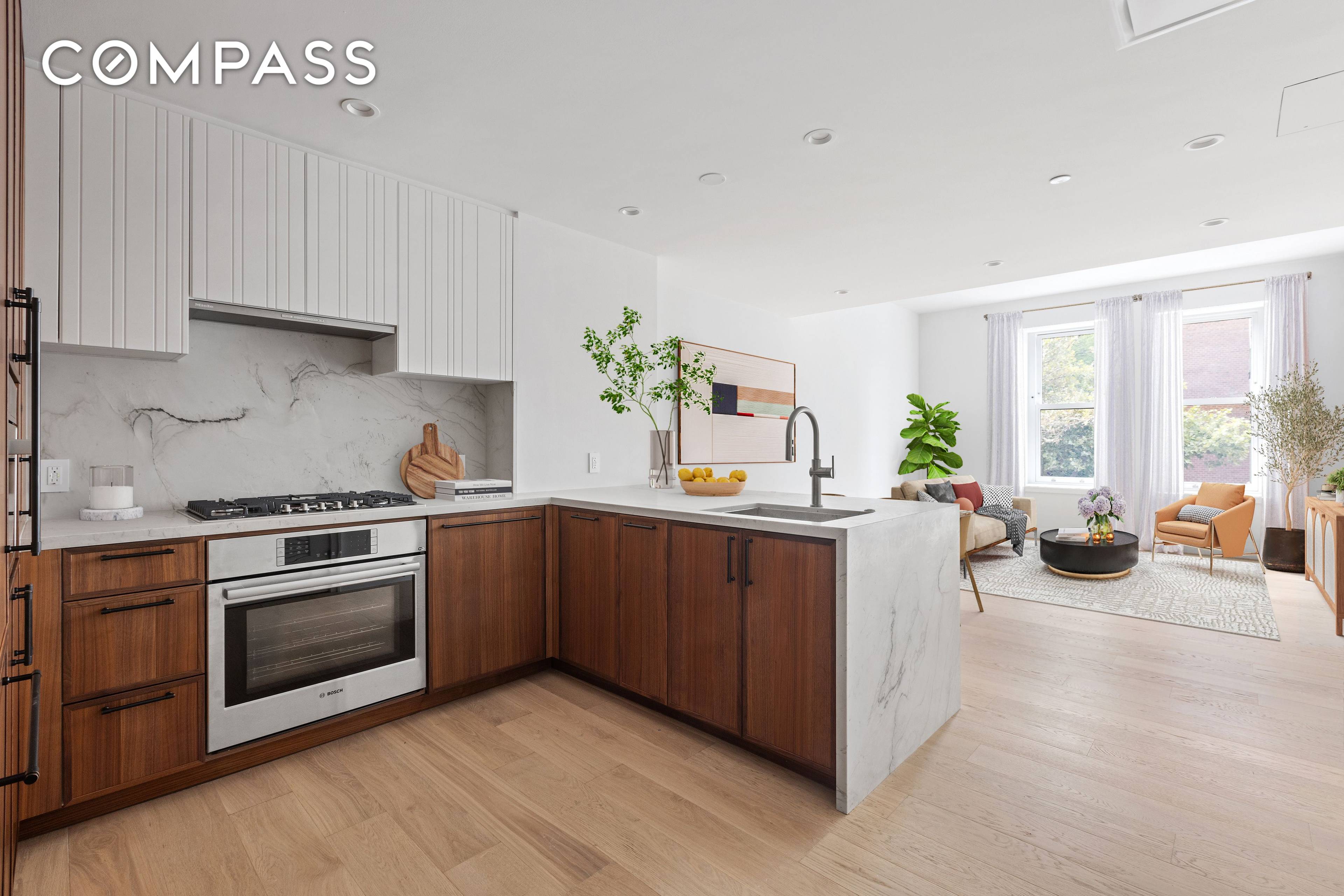 Introducing Residence 2B, a 1, 170 square foot, 2 bed, 2 bath condominium with 9 8 ceilings, featuring southern views overlooking historic Barrow Street.