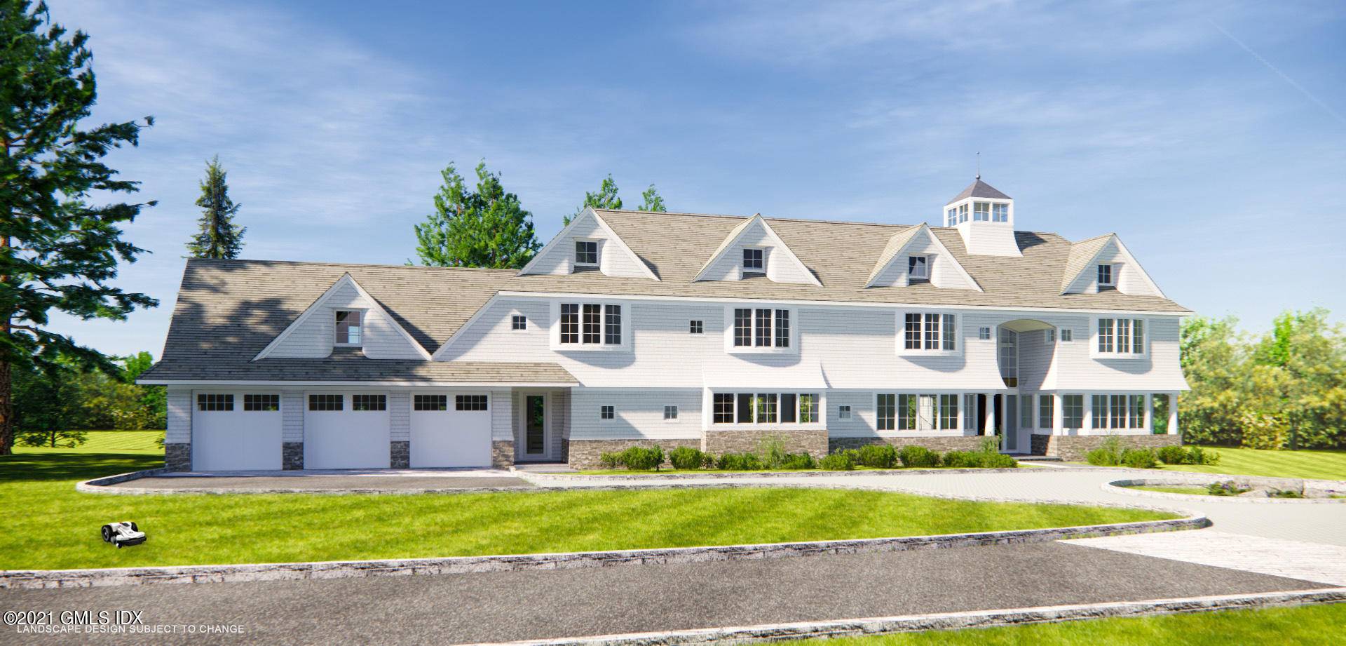 Stunning new construction designed by architect Christopher Pagliaro and built by Premier Home Builders off of the private Stillman Lane.