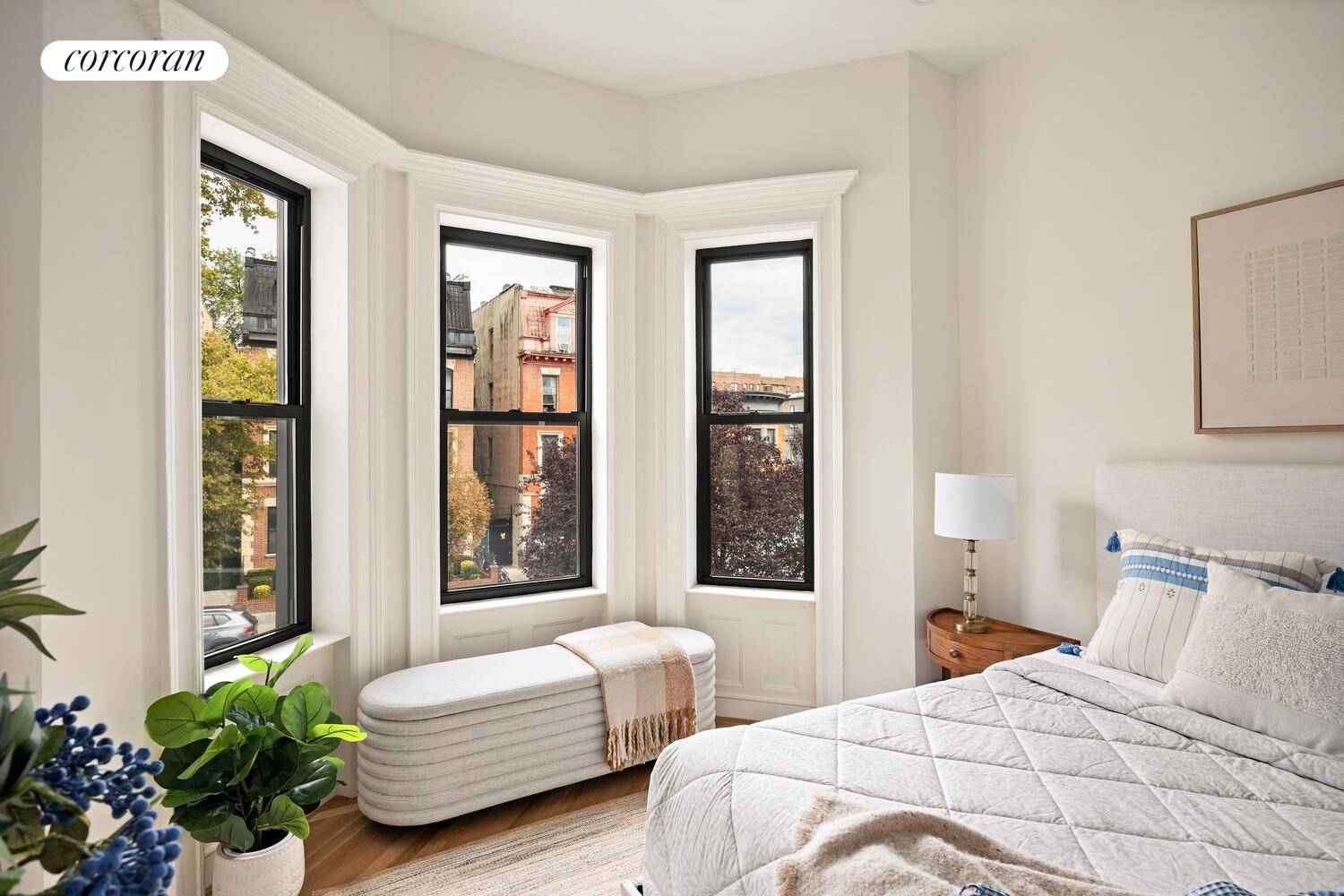 This stunning 2 family townhouse checks all the boxes fully updated throughout with new kitchens, baths, and mechanicals throughout that co exist perfectly with original restored historic details amp ; ...
