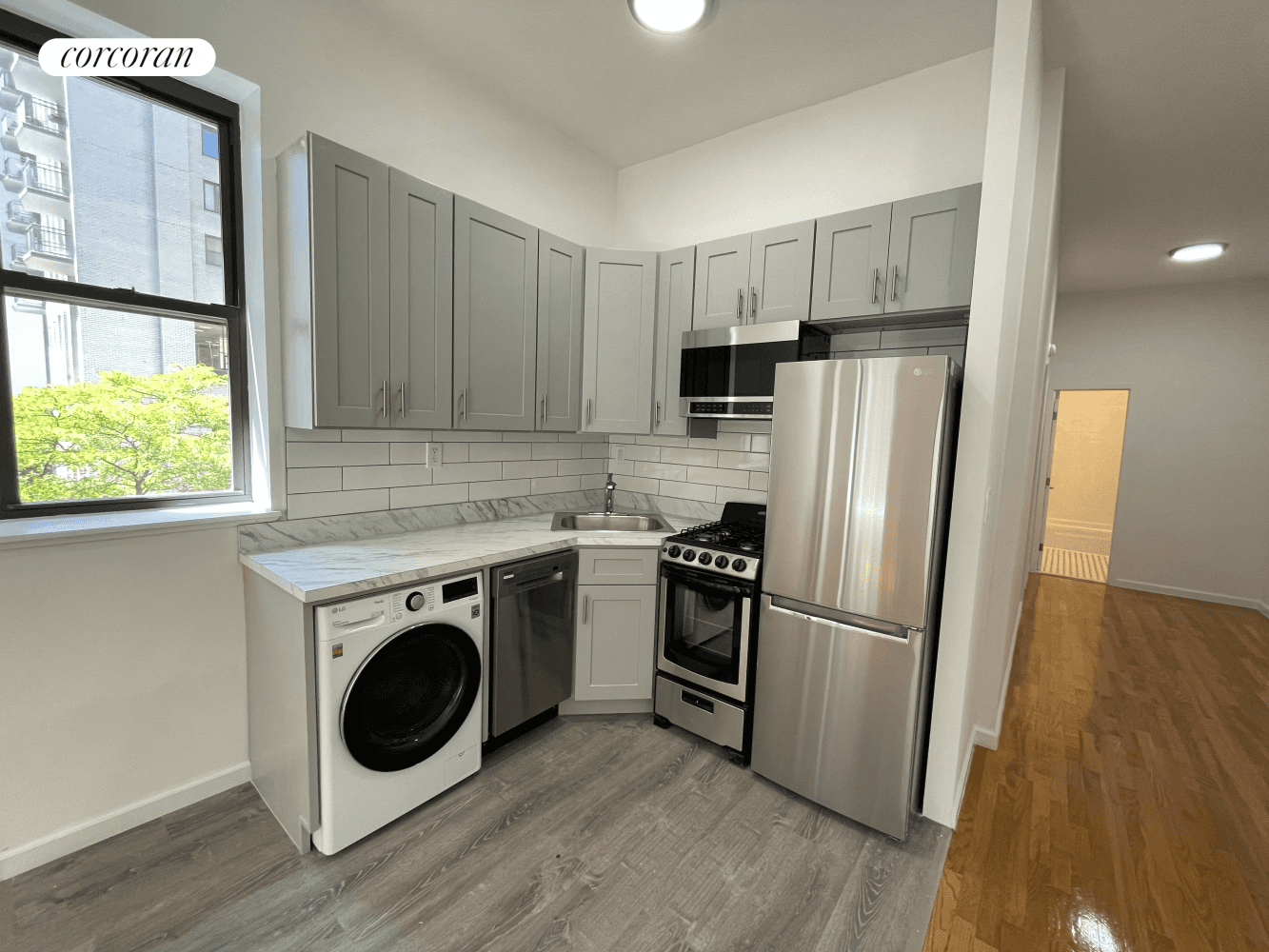 Huge Renovated Two Bedroom apartment in the heart of Midtown with WASHER DRYER IN UNIT.