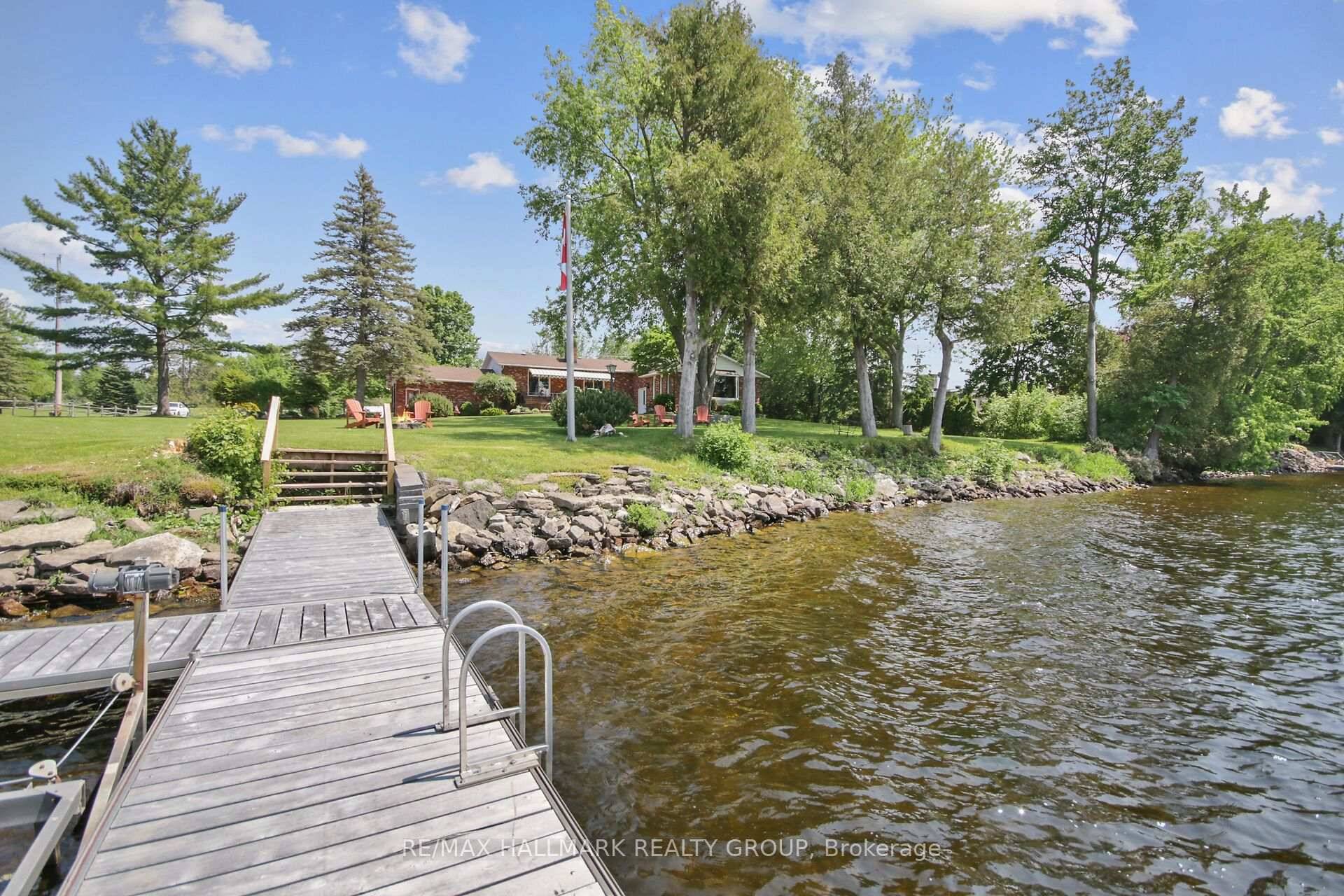 Waterfront living on one of the most desirable shores on Mississippi Lake.
