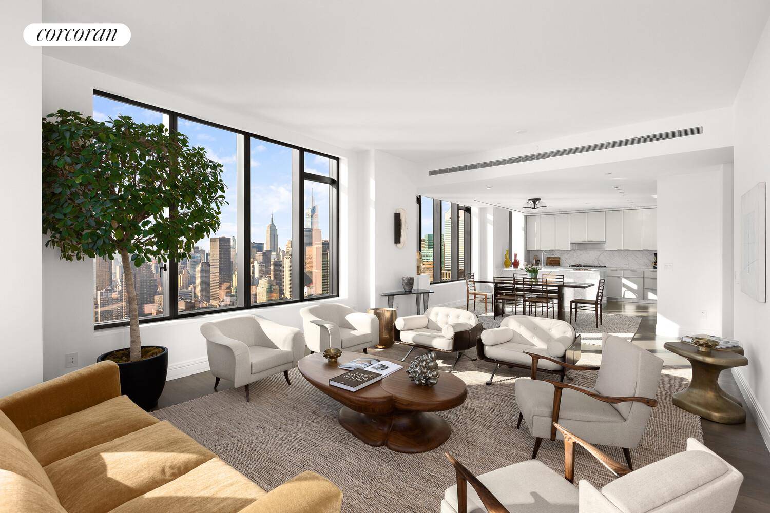 Available for immediate occupancy, Residence 55A at award winning Sutton Tower offers expansive living and views of the east river and Manhattan's most iconic landmarks.