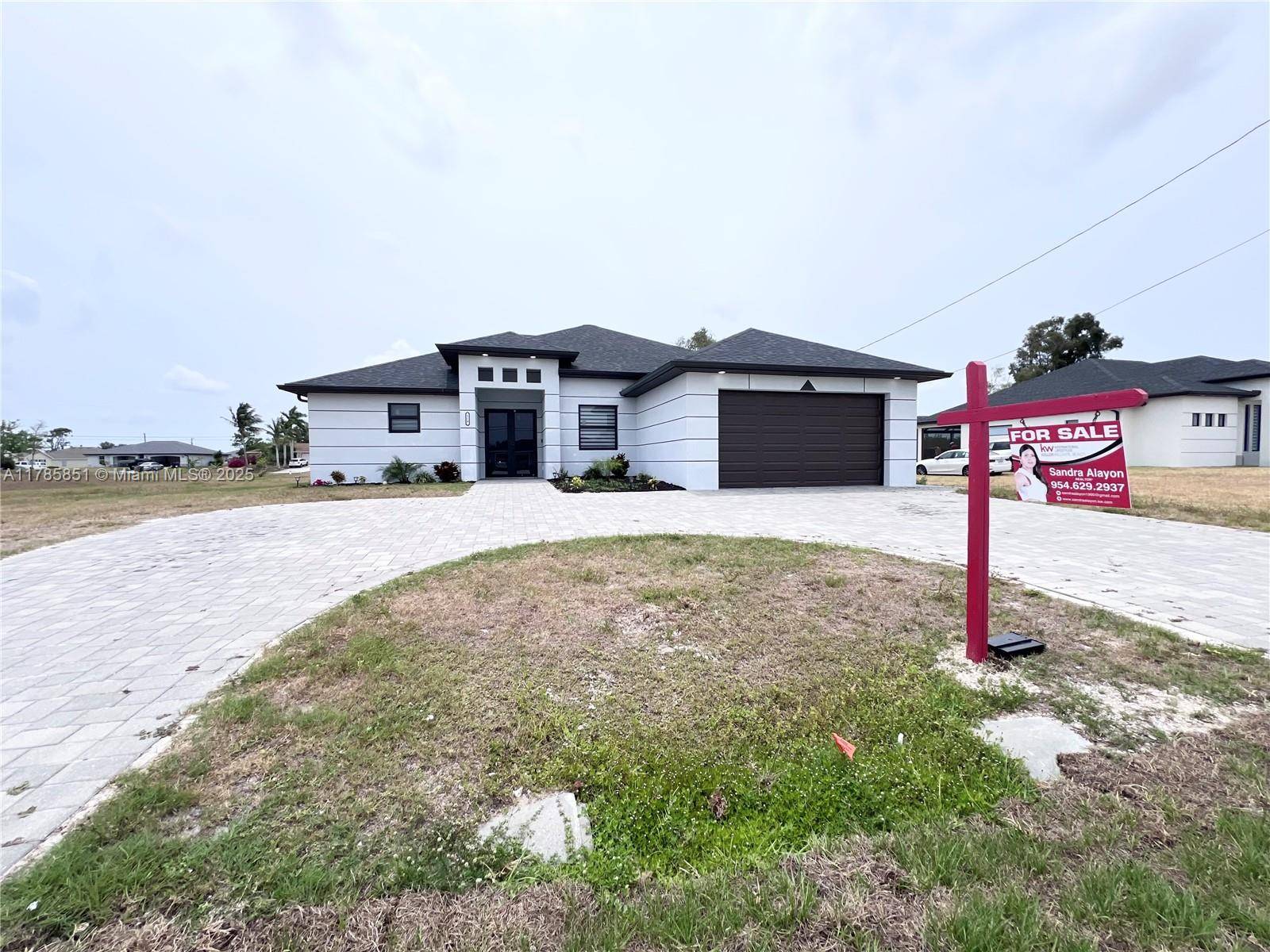Brand new 4 bedroom, 2 bath modern home on an oversized 0.