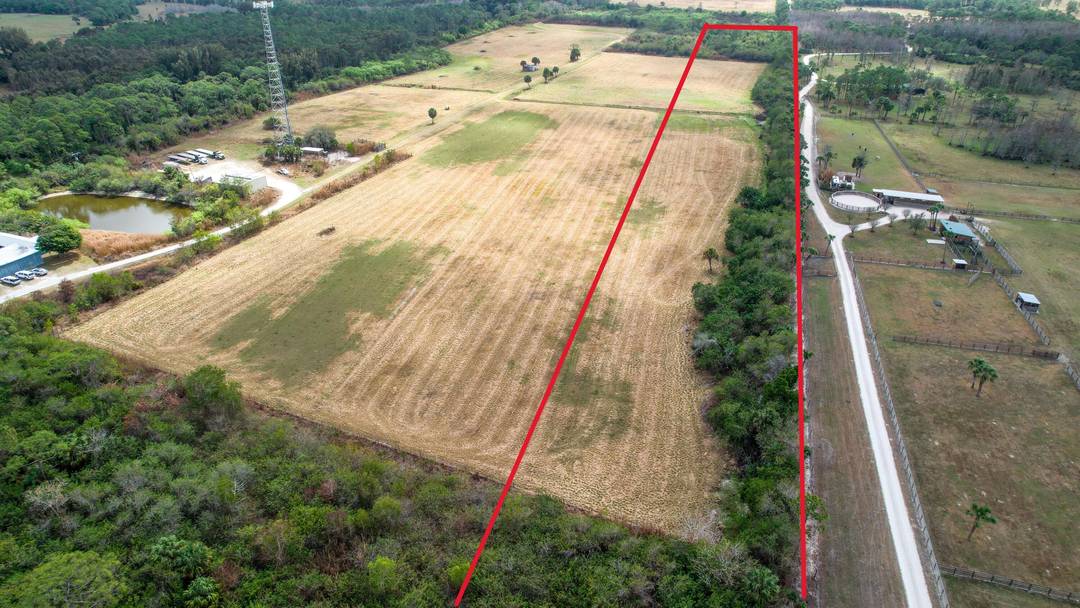 10 acres with 200 feet frontage directly on Bridge Rd.