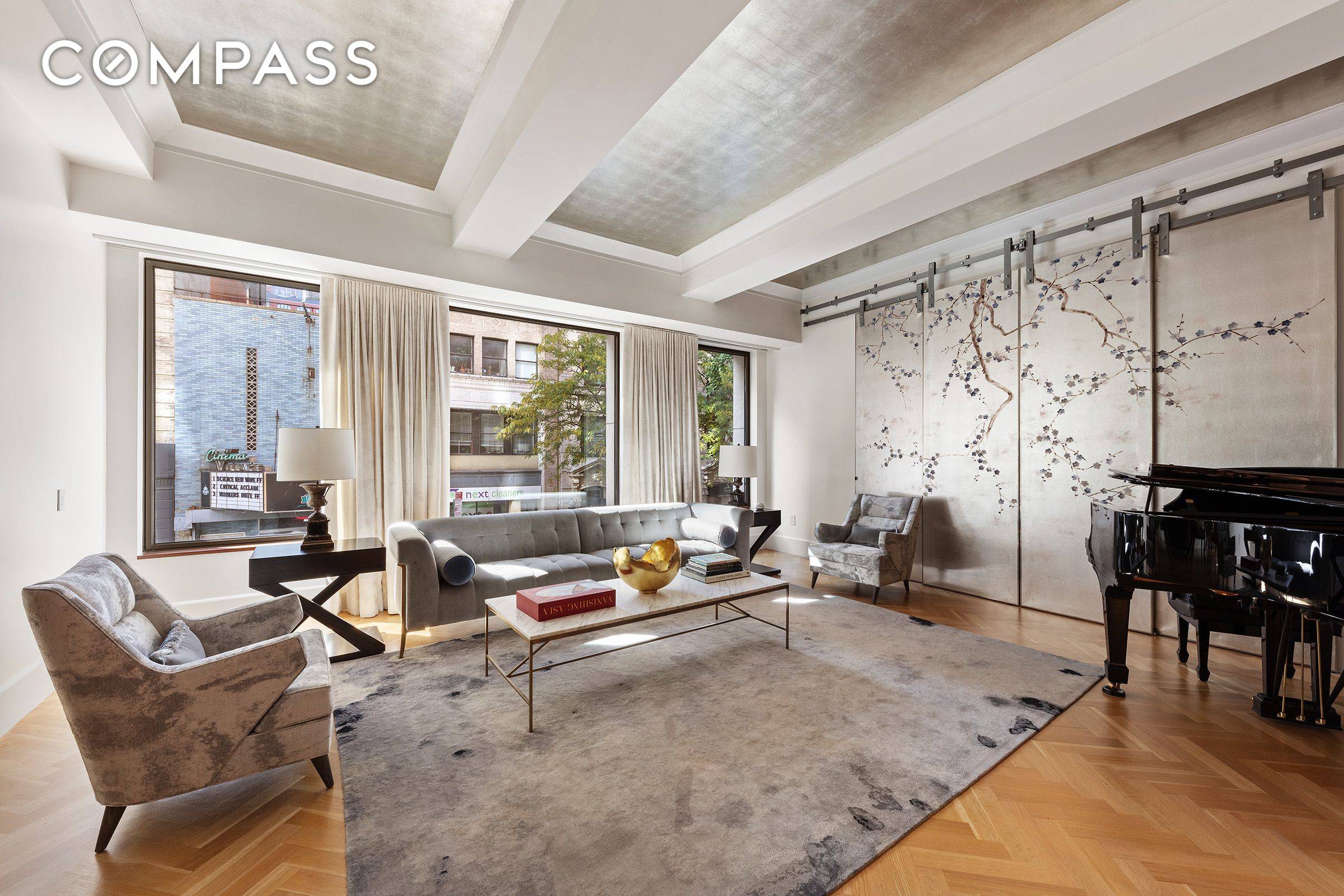 Welcome to this stunning full floor residence in prime Greenwich Village, meticulously crafted by designer Bennett Leifer.